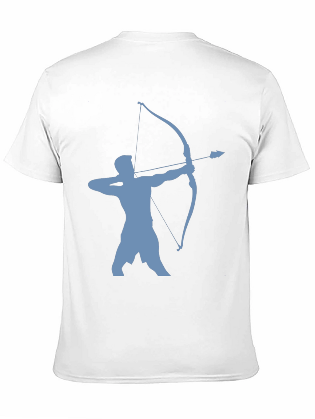 Archer Silhouette Tee - Black Cotton Blend
