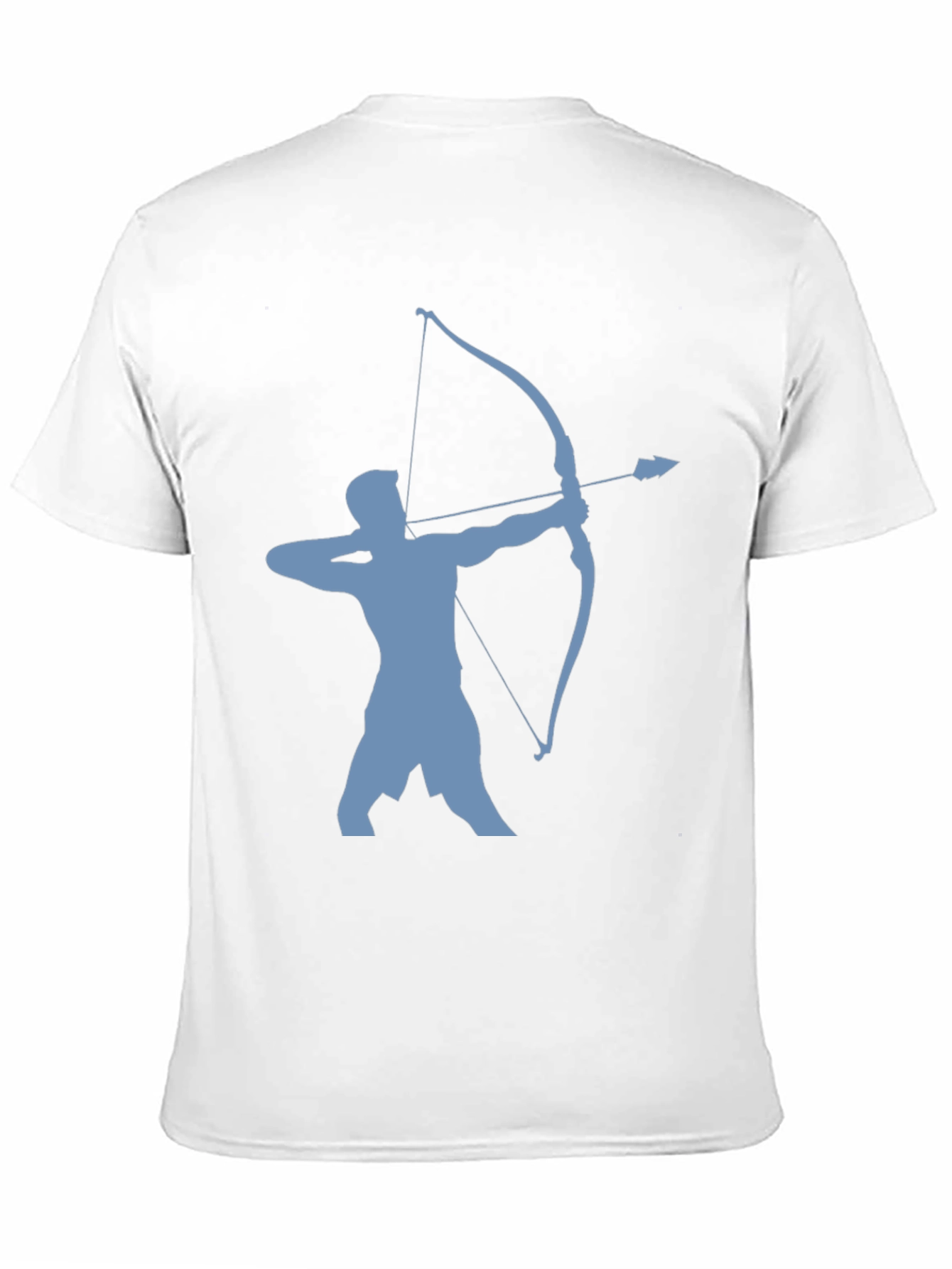Archer Silhouette Tee - Black Cotton Blend