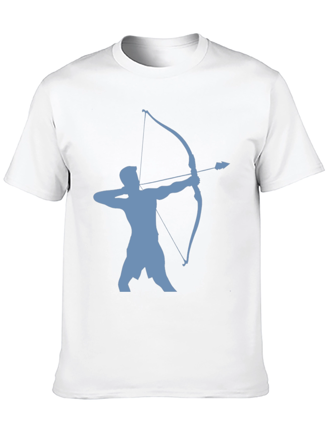 Archer Silhouette Tee - Black Cotton Blend