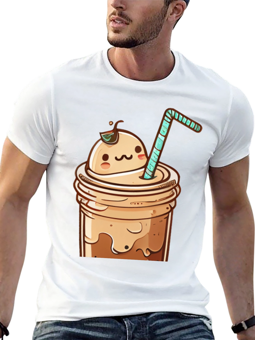 Cute Kawaii Boba Tea Graphic Tee