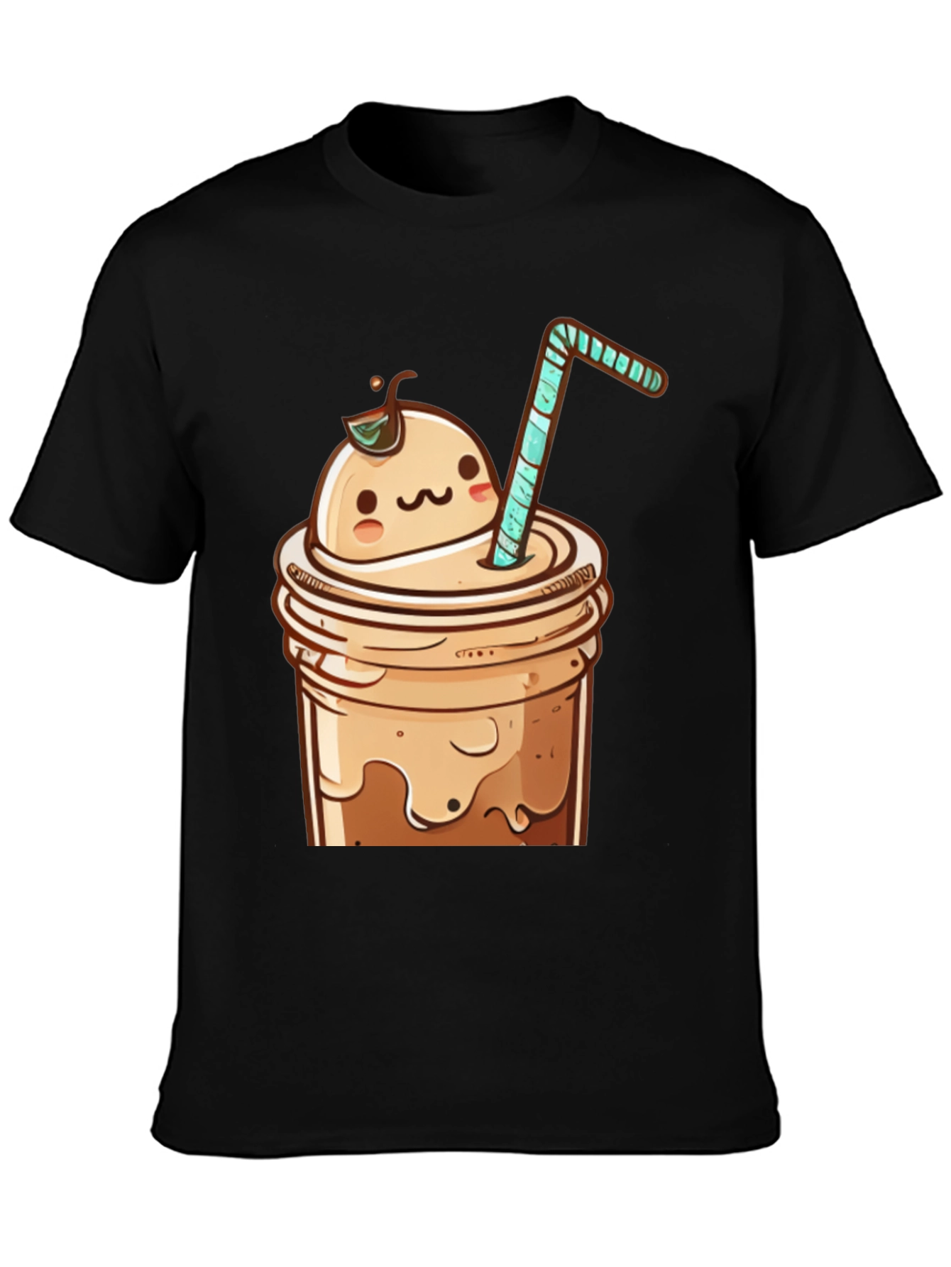 Cute Kawaii Boba Tea Graphic Tee