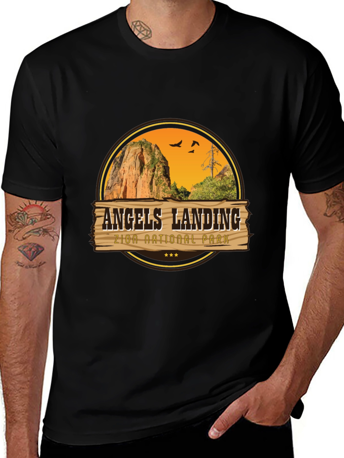 Angels Landing T-Shirt - Zion National Park Tee