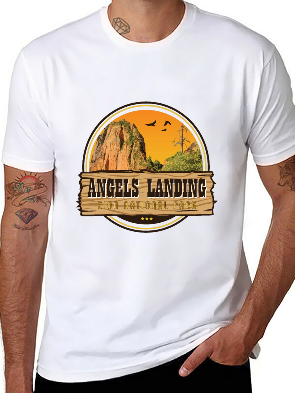 Angels Landing T-Shirt - Zion National Park Tee