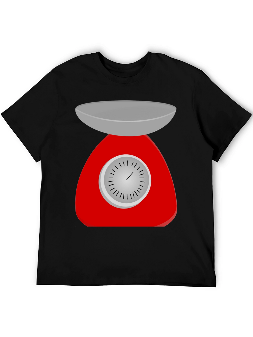 Retro Kitchen Scale Graphic Tee - Black