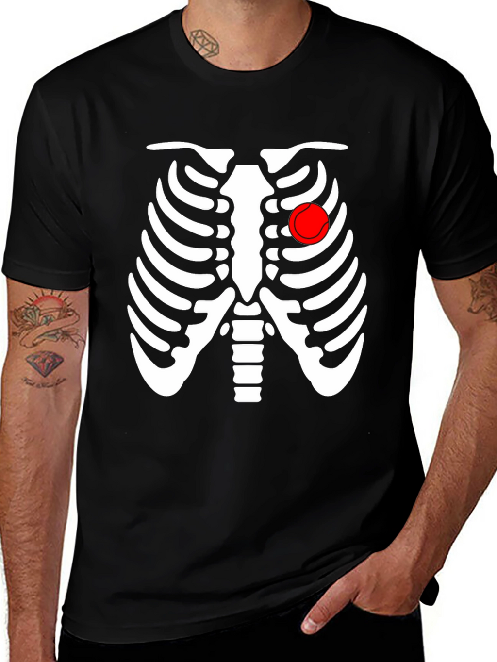 Rib Cage Halloween T-Shirt