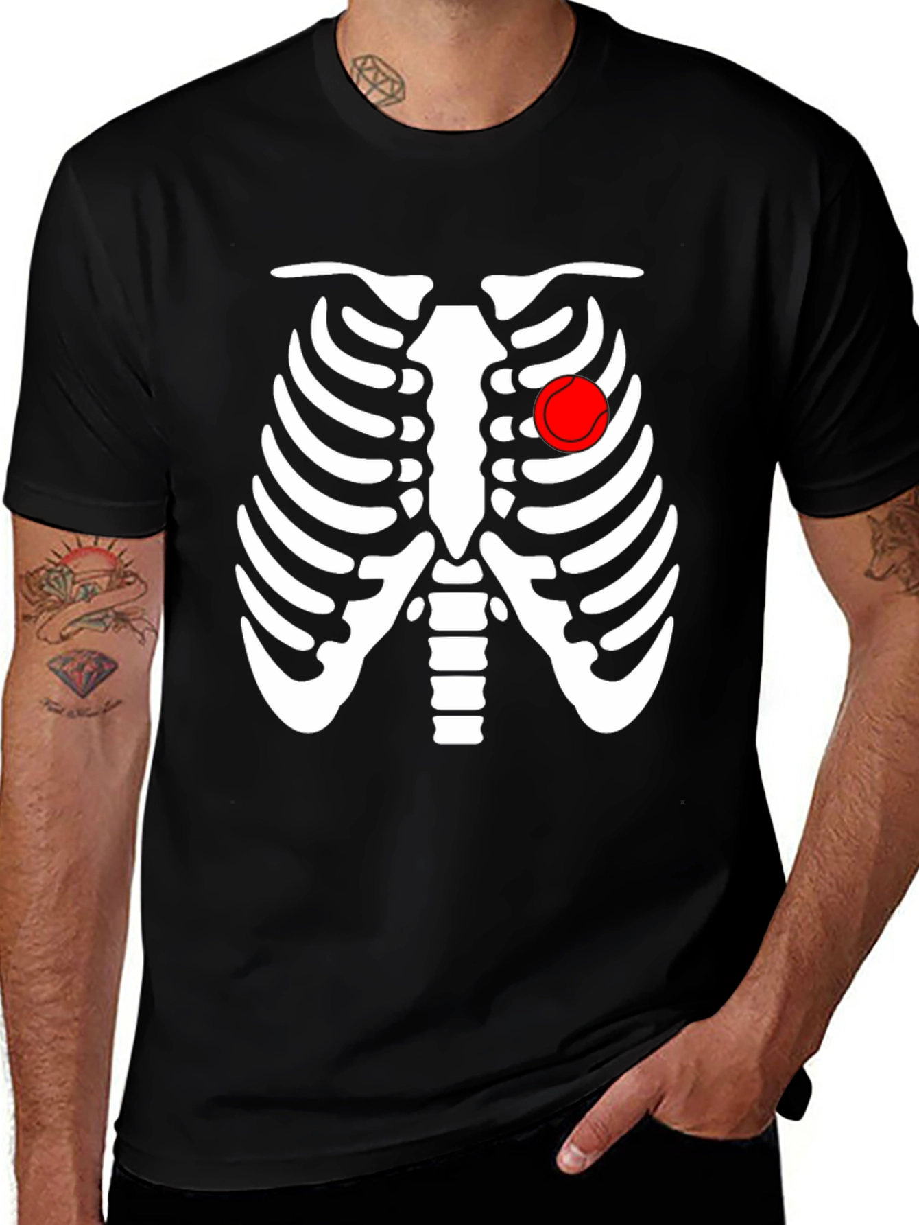 Rib Cage Halloween T-Shirt
