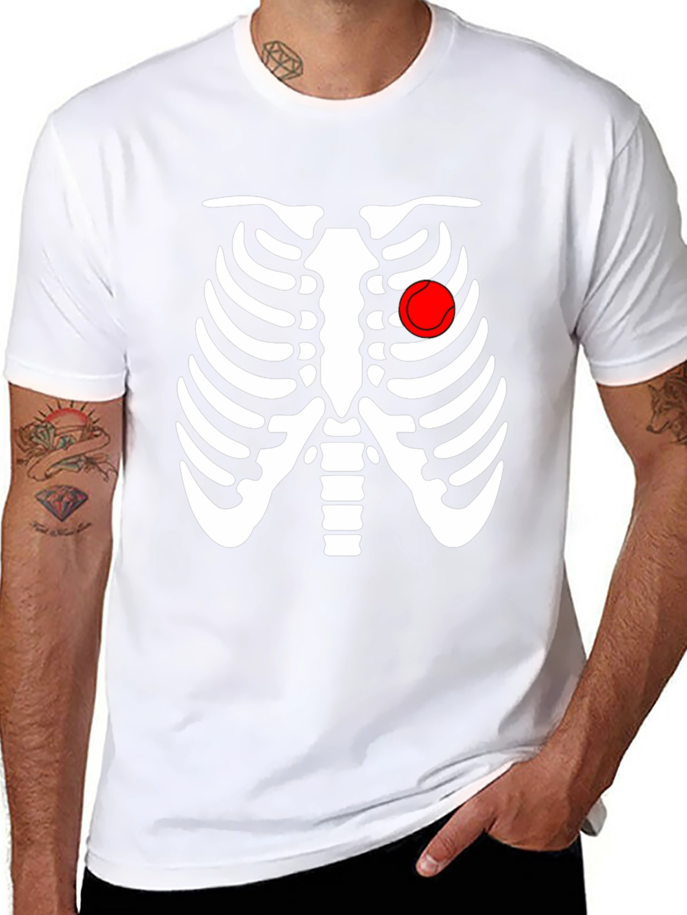 Rib Cage Halloween T-Shirt