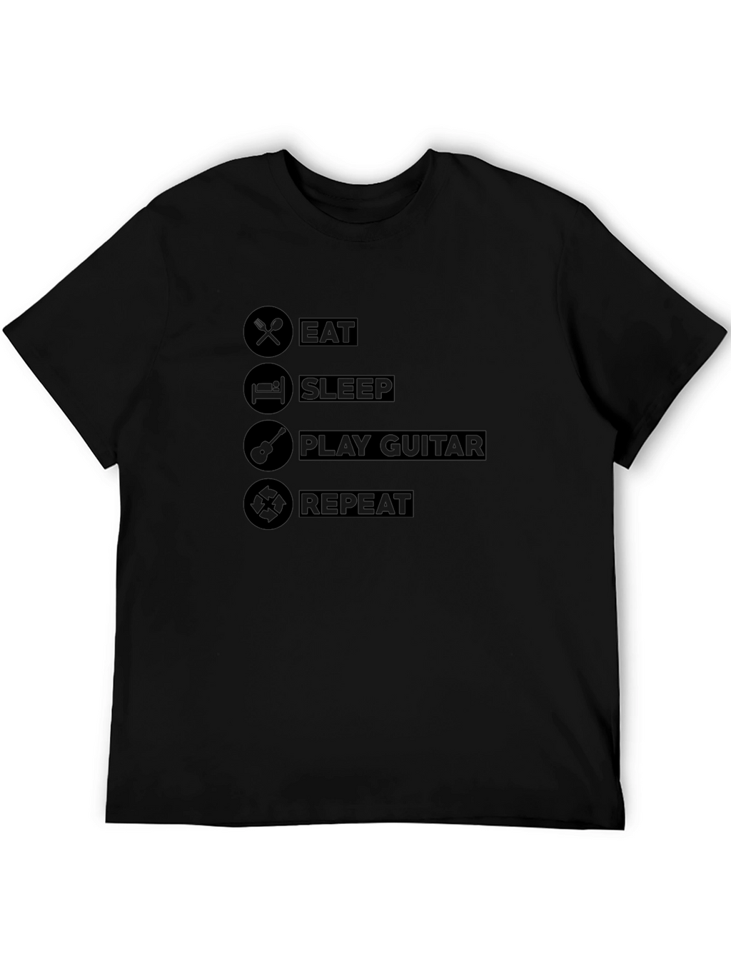 Eat Sleep Play Guitar Repeat T-Shirt
