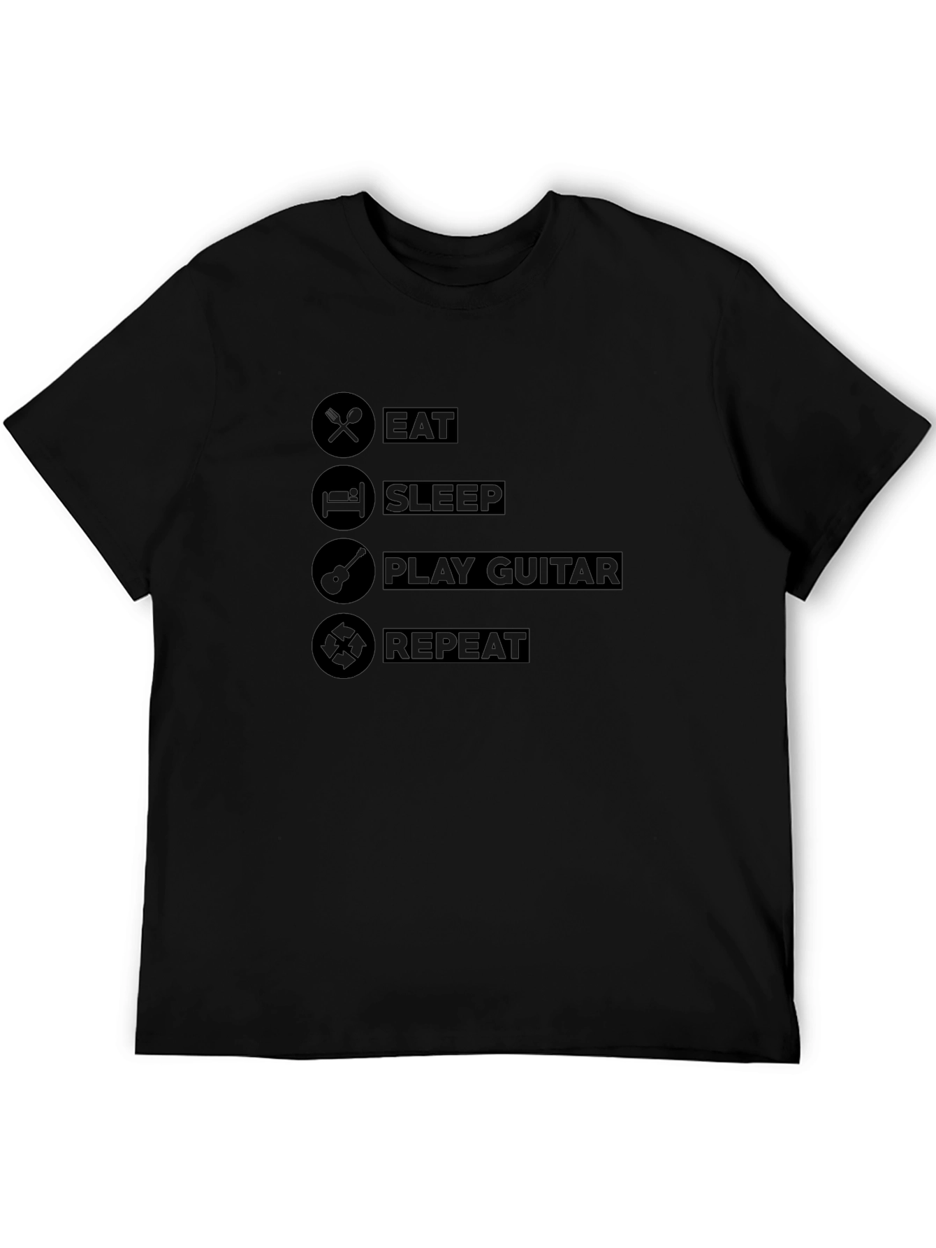 Eat Sleep Play Guitar Repeat T-Shirt