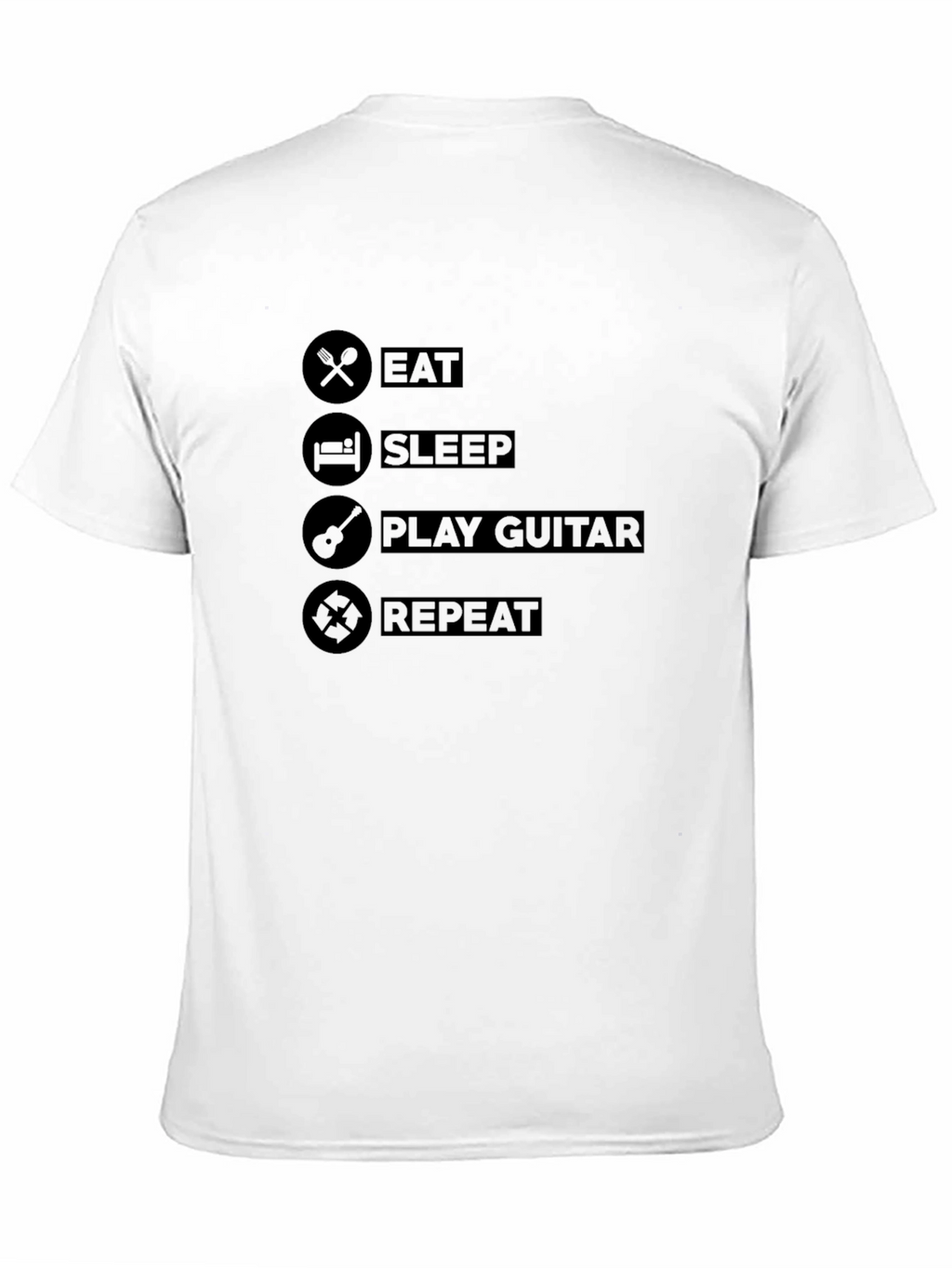 Eat Sleep Play Guitar Repeat T-Shirt