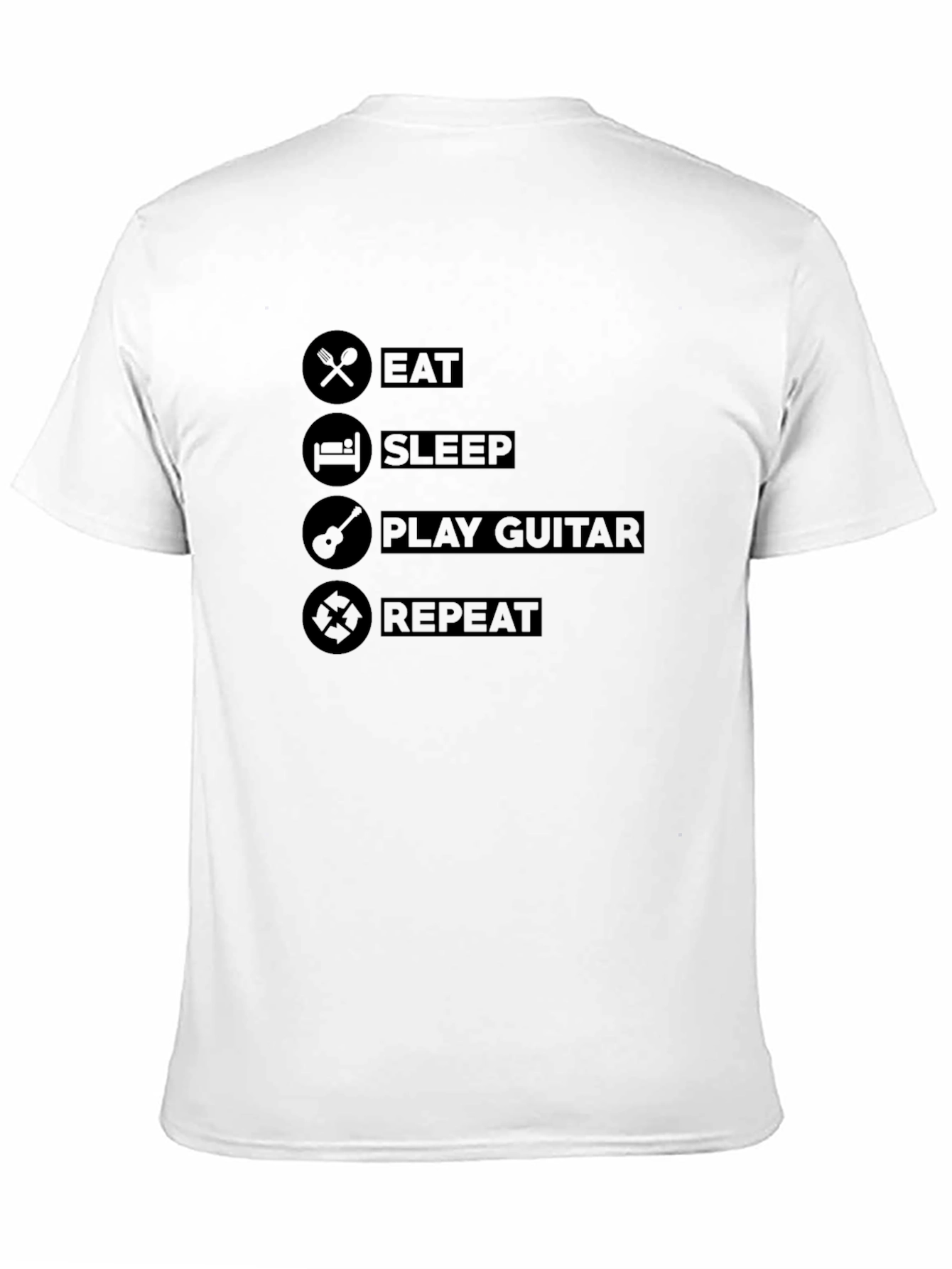 Eat Sleep Play Guitar Repeat T-Shirt