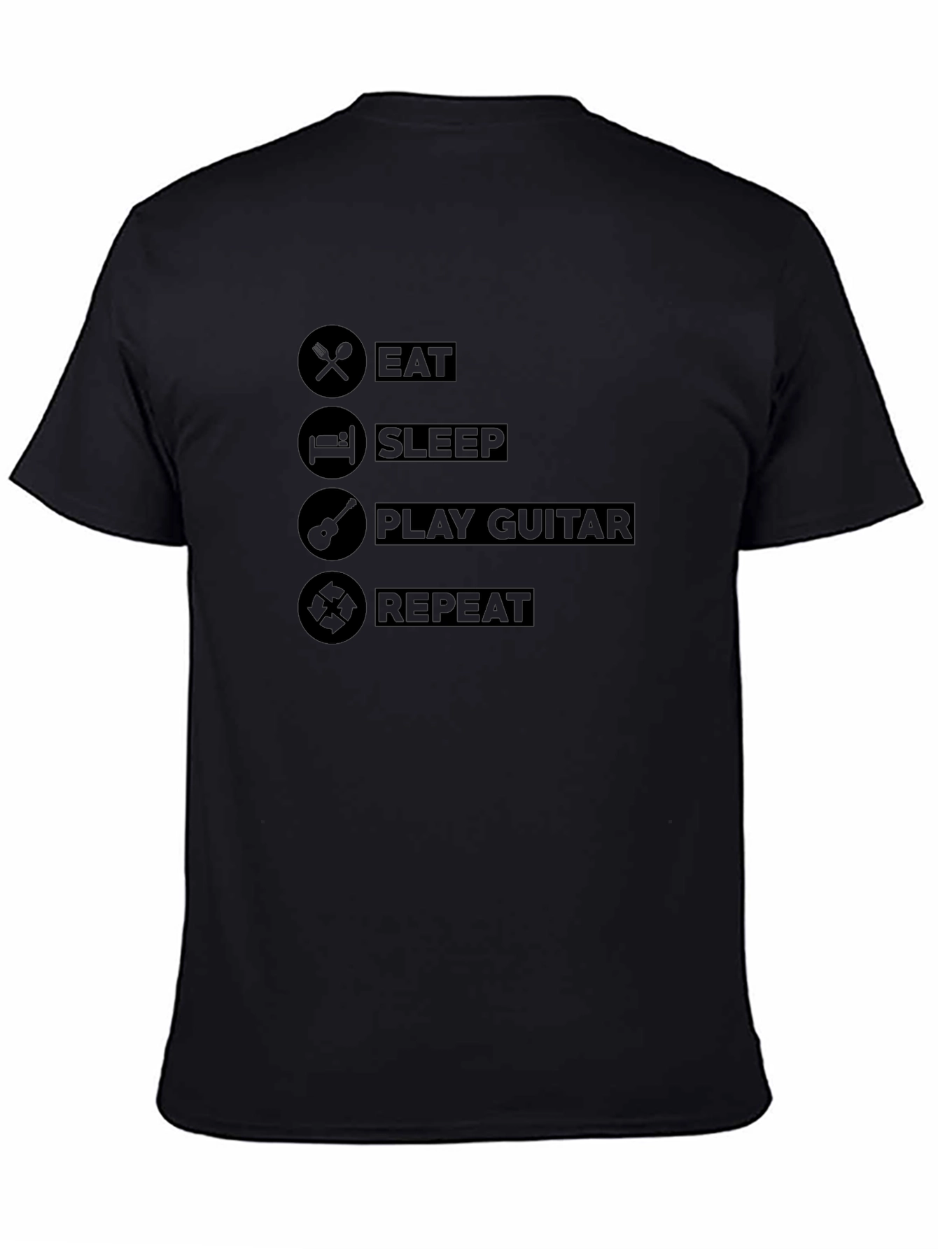 Eat Sleep Play Guitar Repeat T-Shirt
