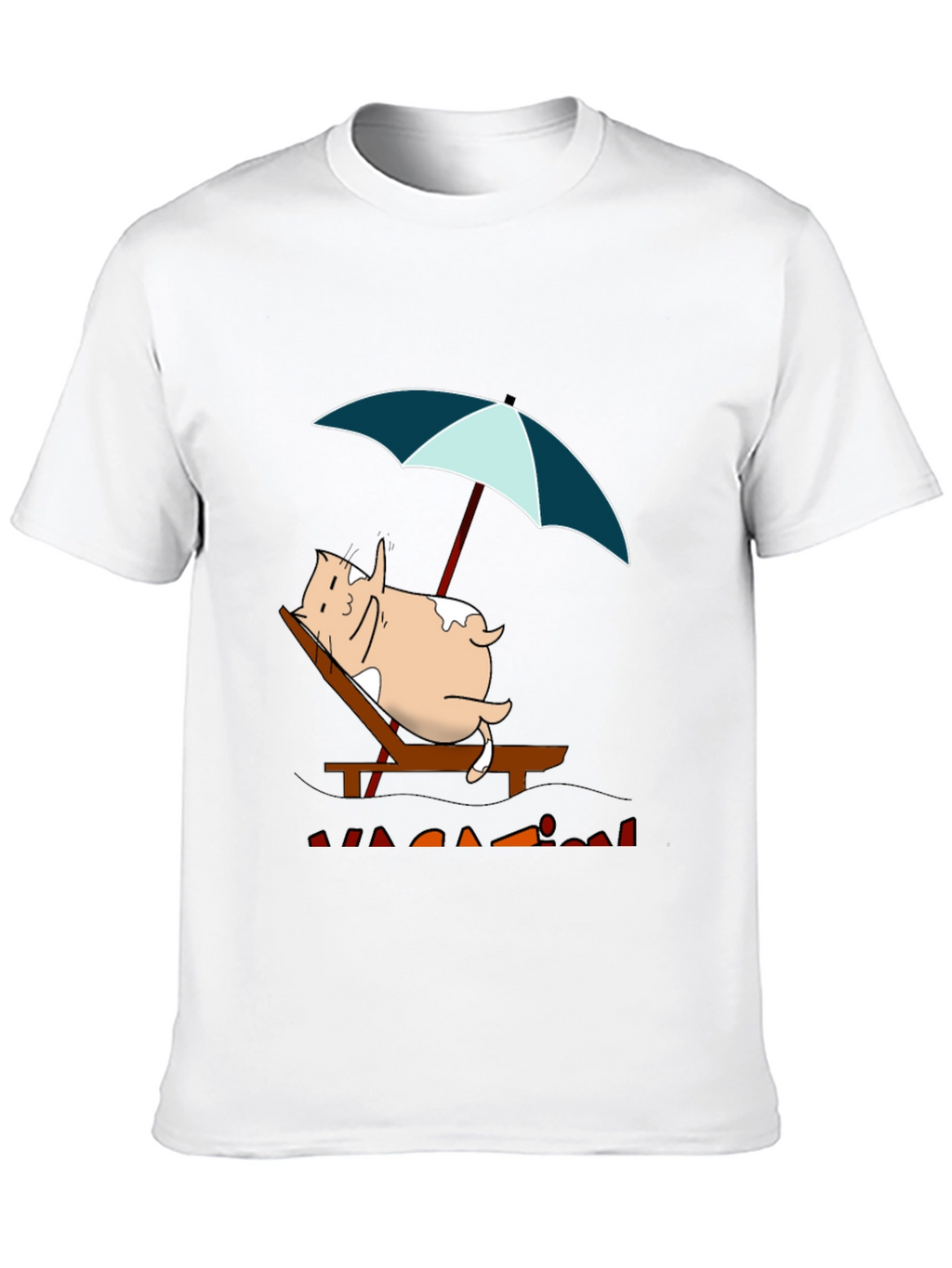 Relaxed Cat Vacation T-Shirt