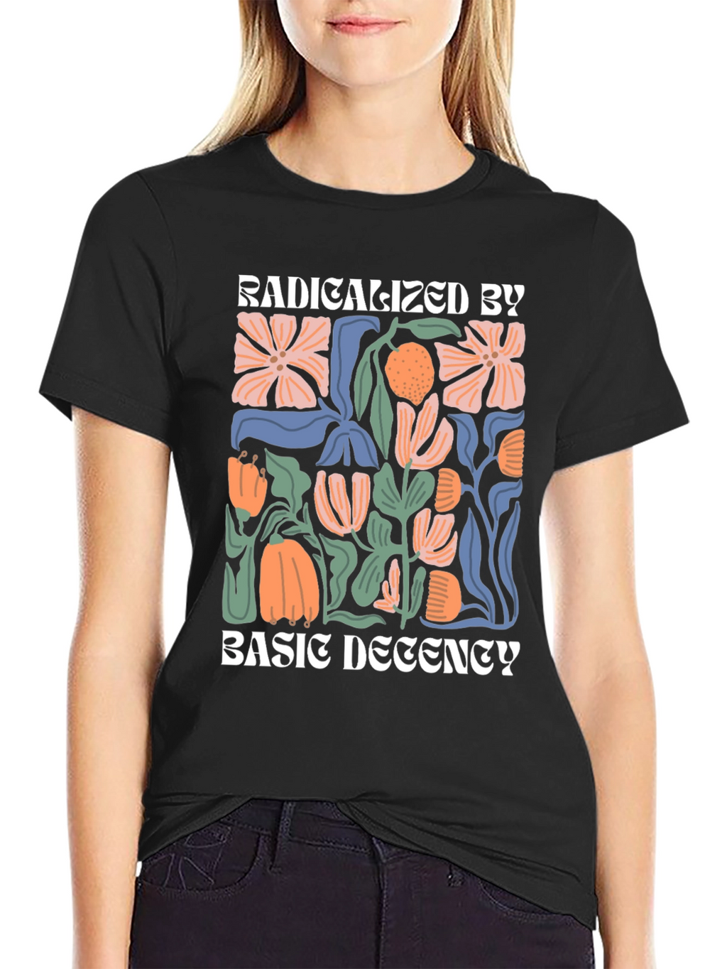 Radicalized By Basic Decency Graphic Tee