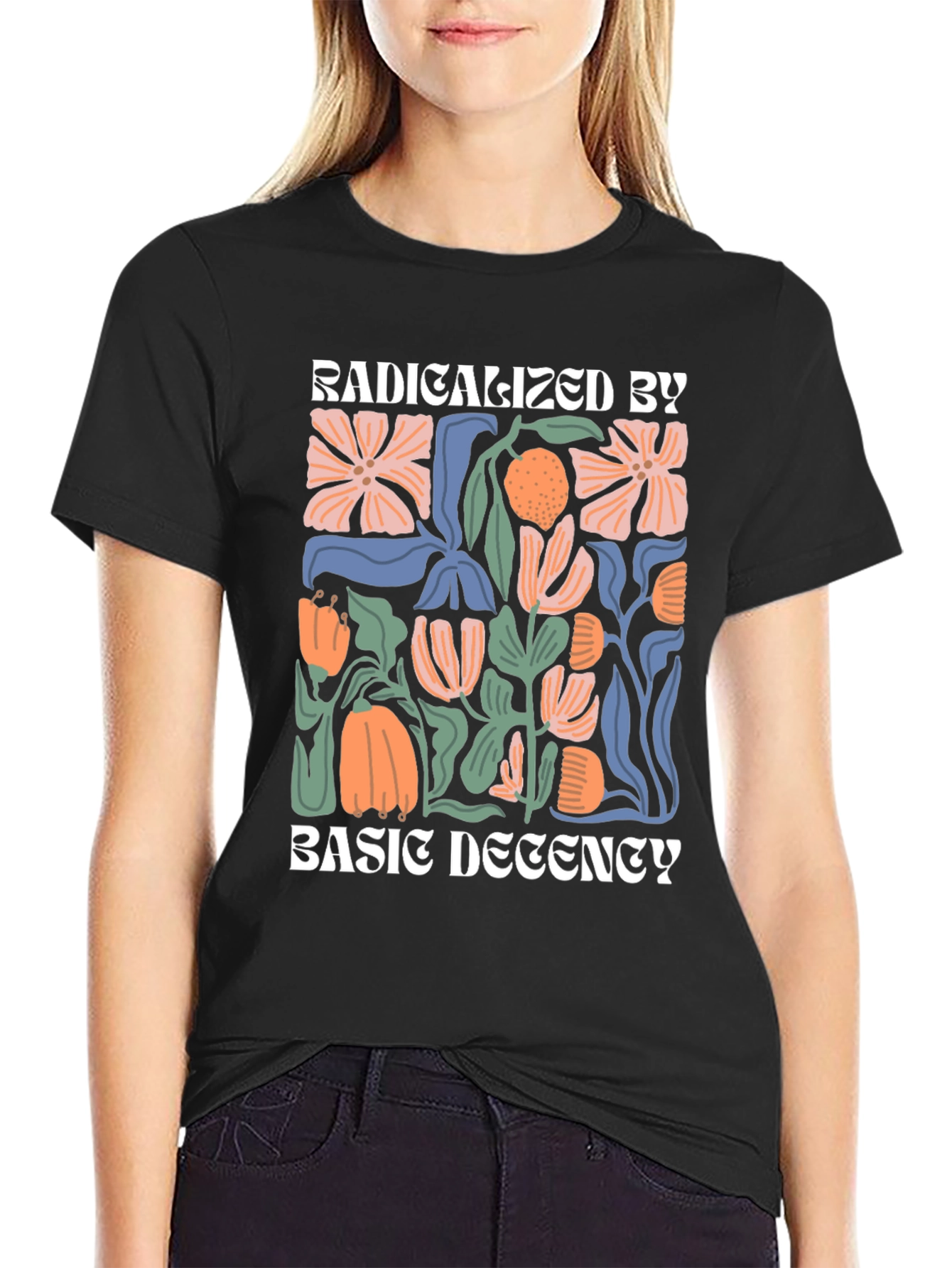 Radicalized By Basic Decency Graphic Tee