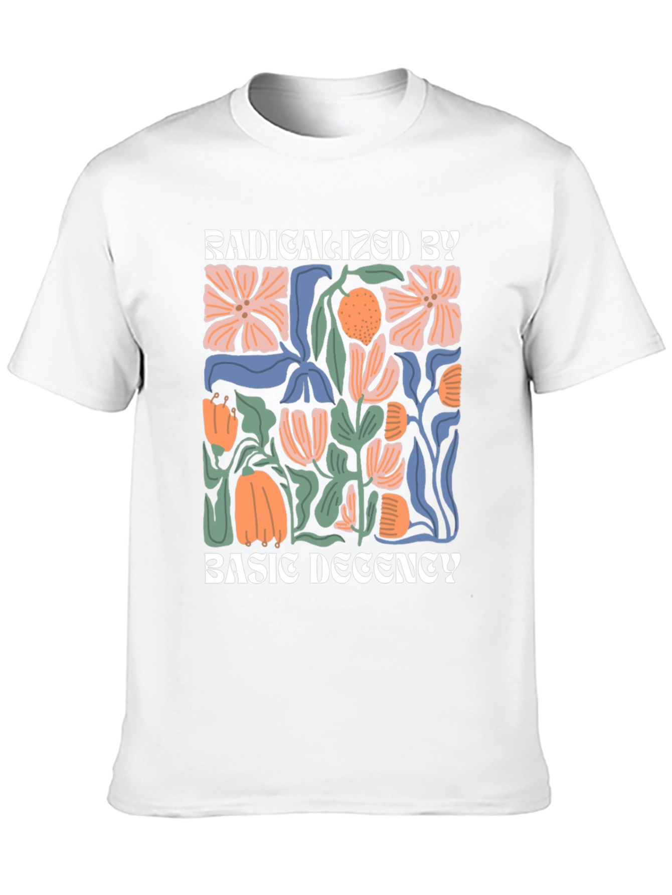 Radicalized By Basic Decency Graphic Tee