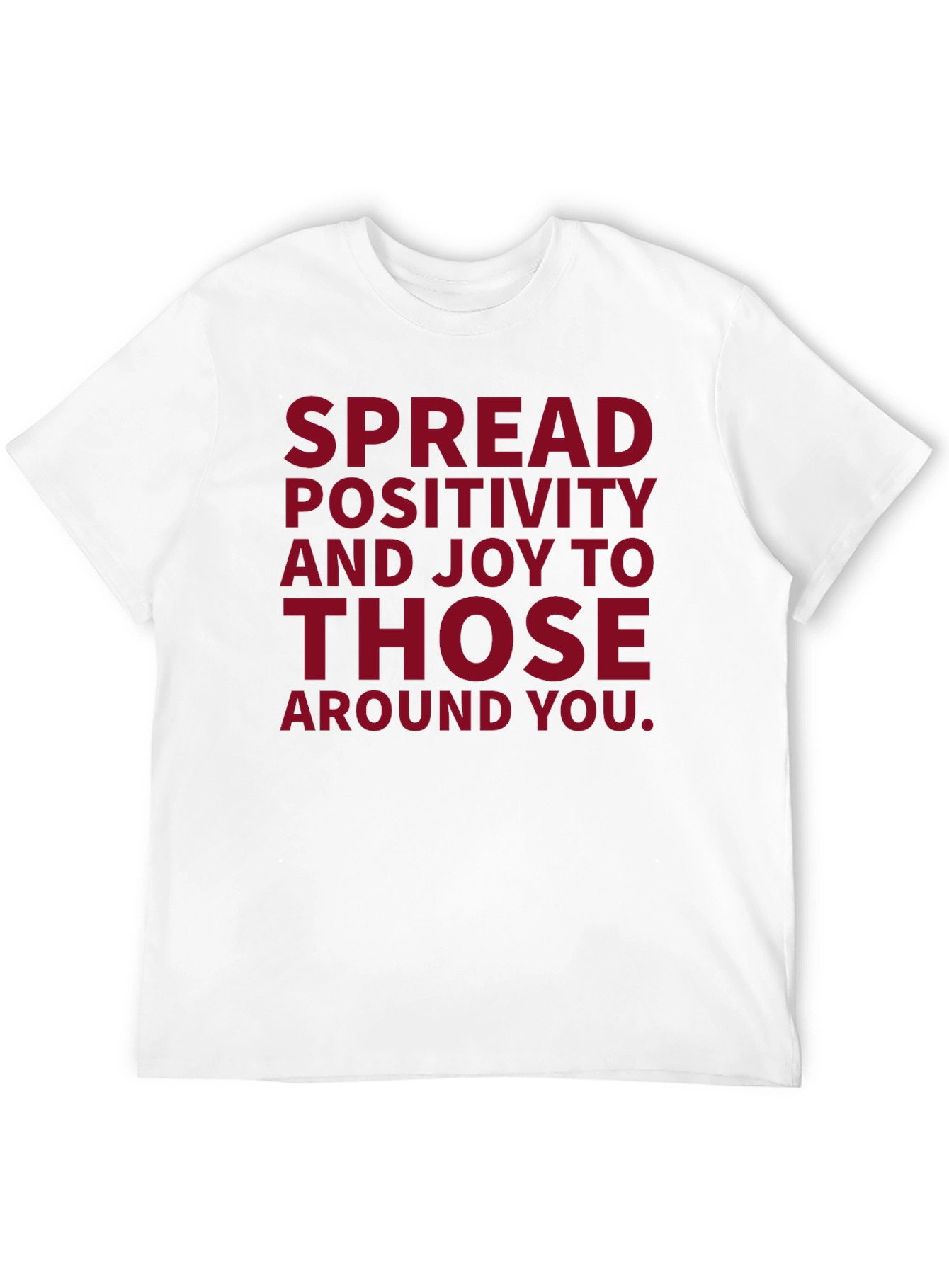 Spread Positivity Graphic T-Shirt - Black