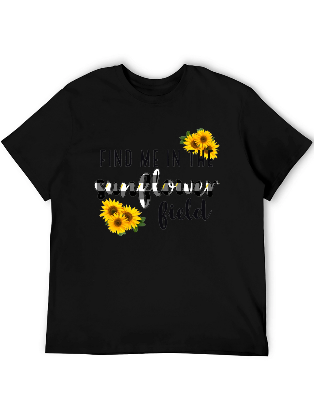 Sunflower Field Graphic Tee