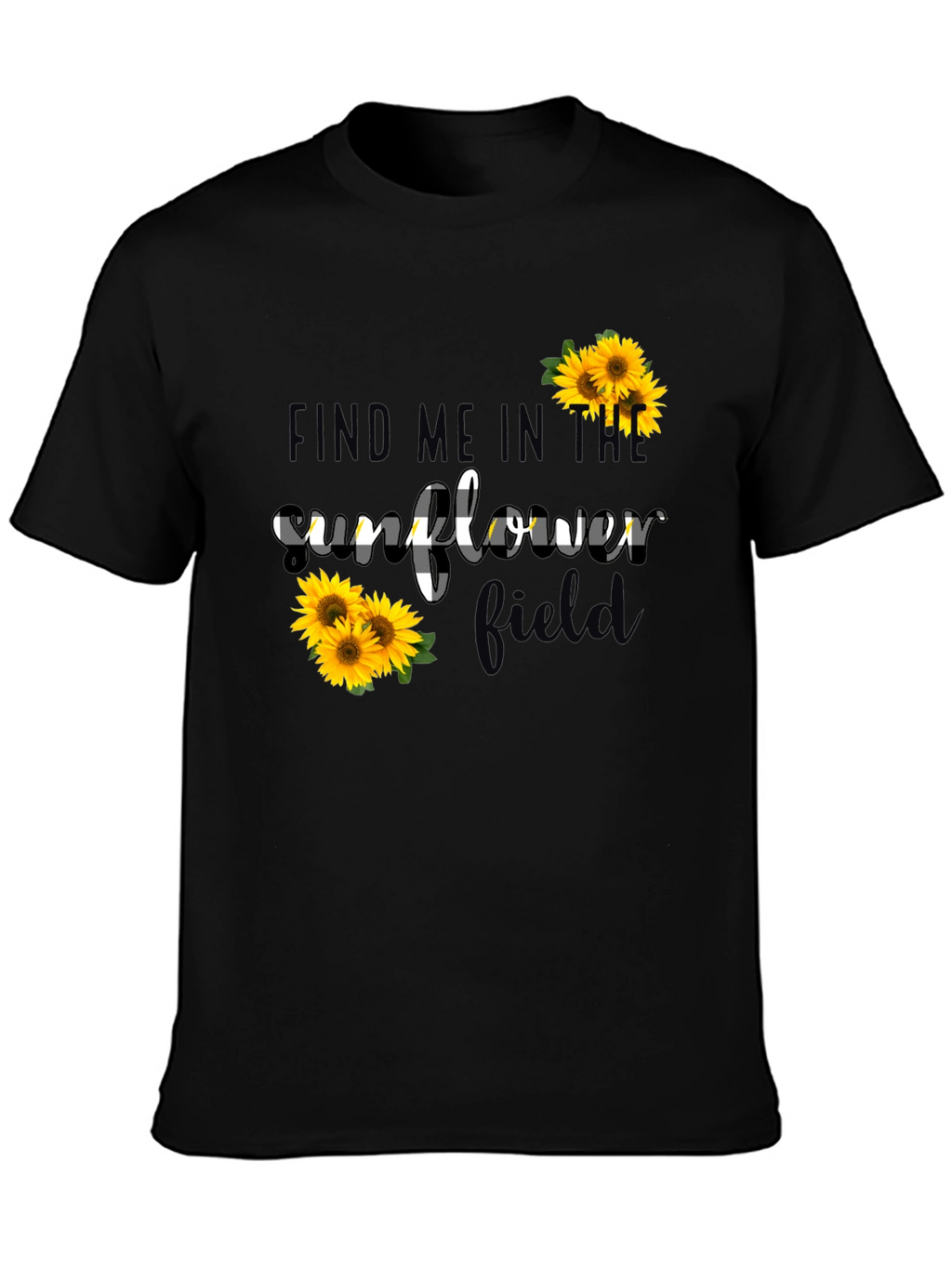 Sunflower Field Graphic Tee
