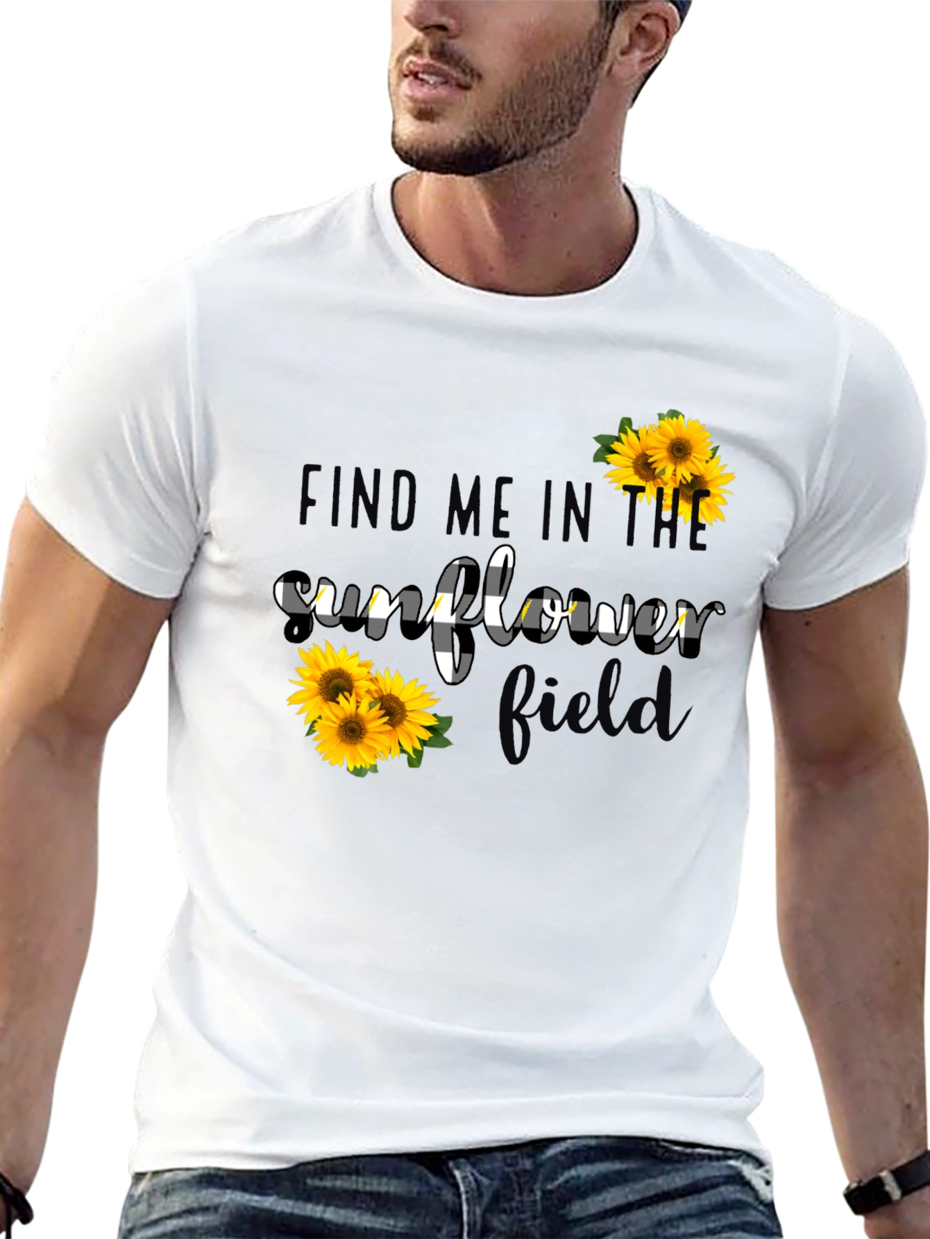 Sunflower Field Graphic Tee