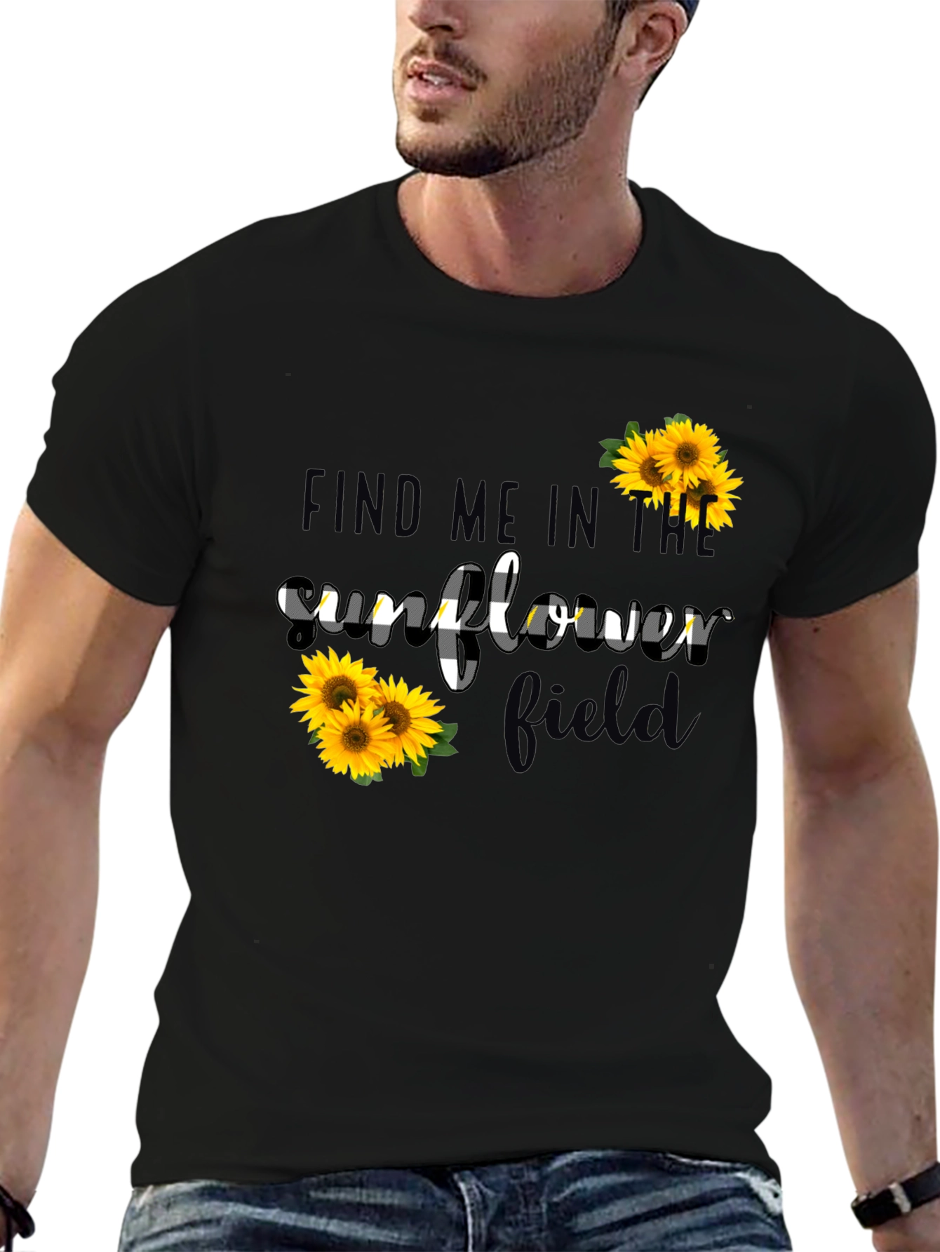 Sunflower Field Graphic Tee