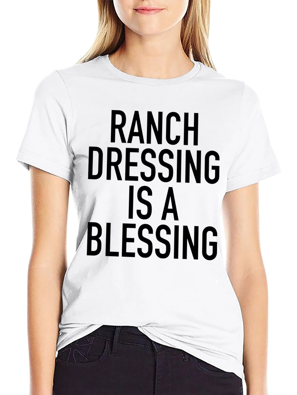 Ranch Dressing Blessing Black T-Shirt