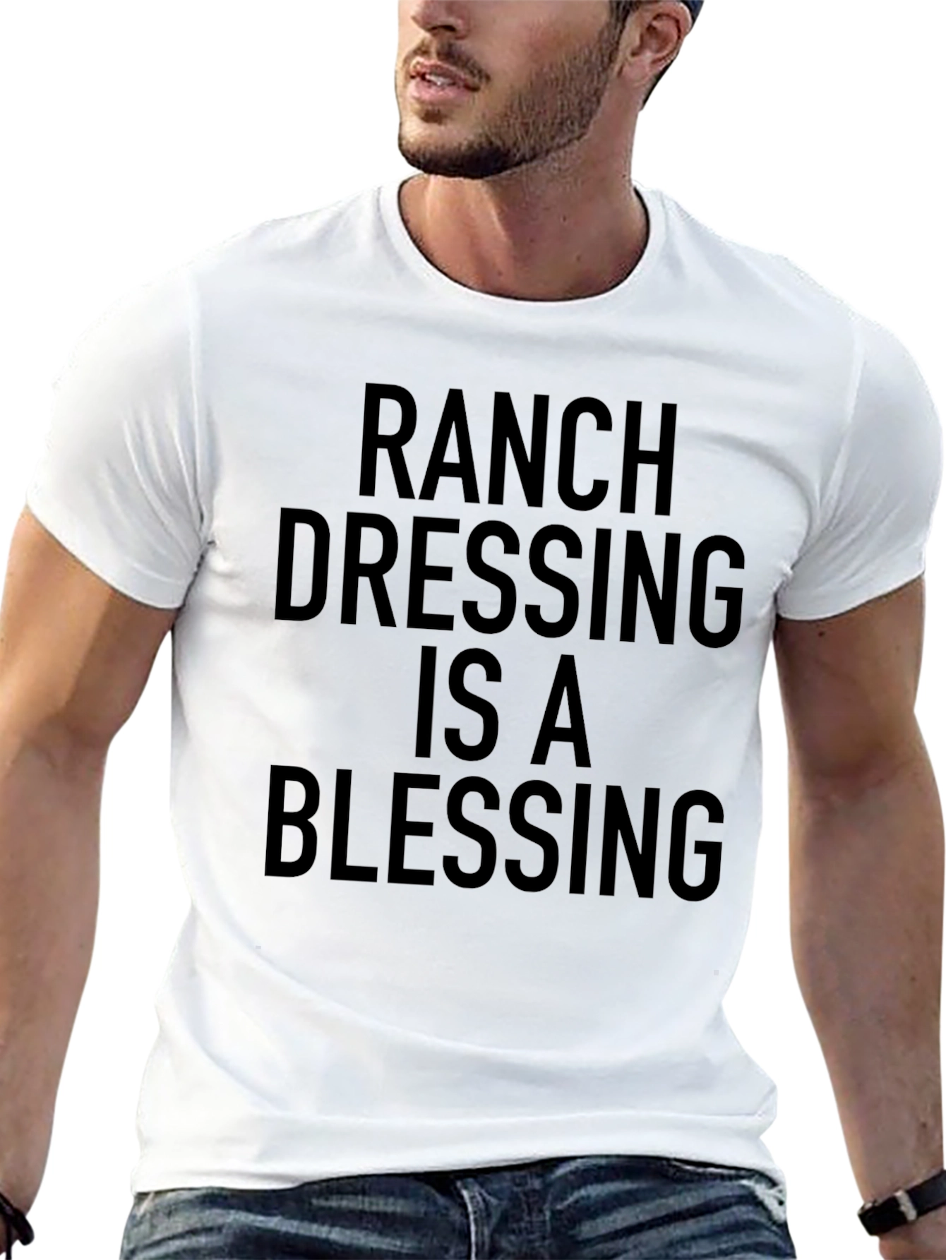 Ranch Dressing Blessing Black T-Shirt