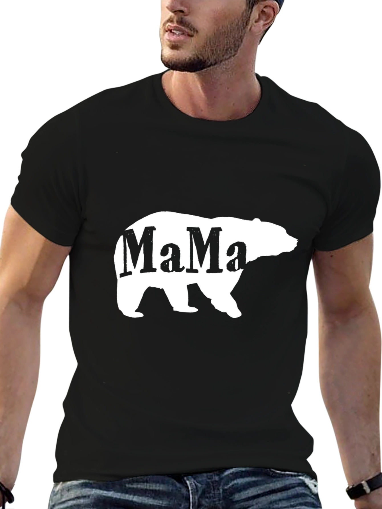 Mama Bear Graphic Tee - Soft Cotton Comfort