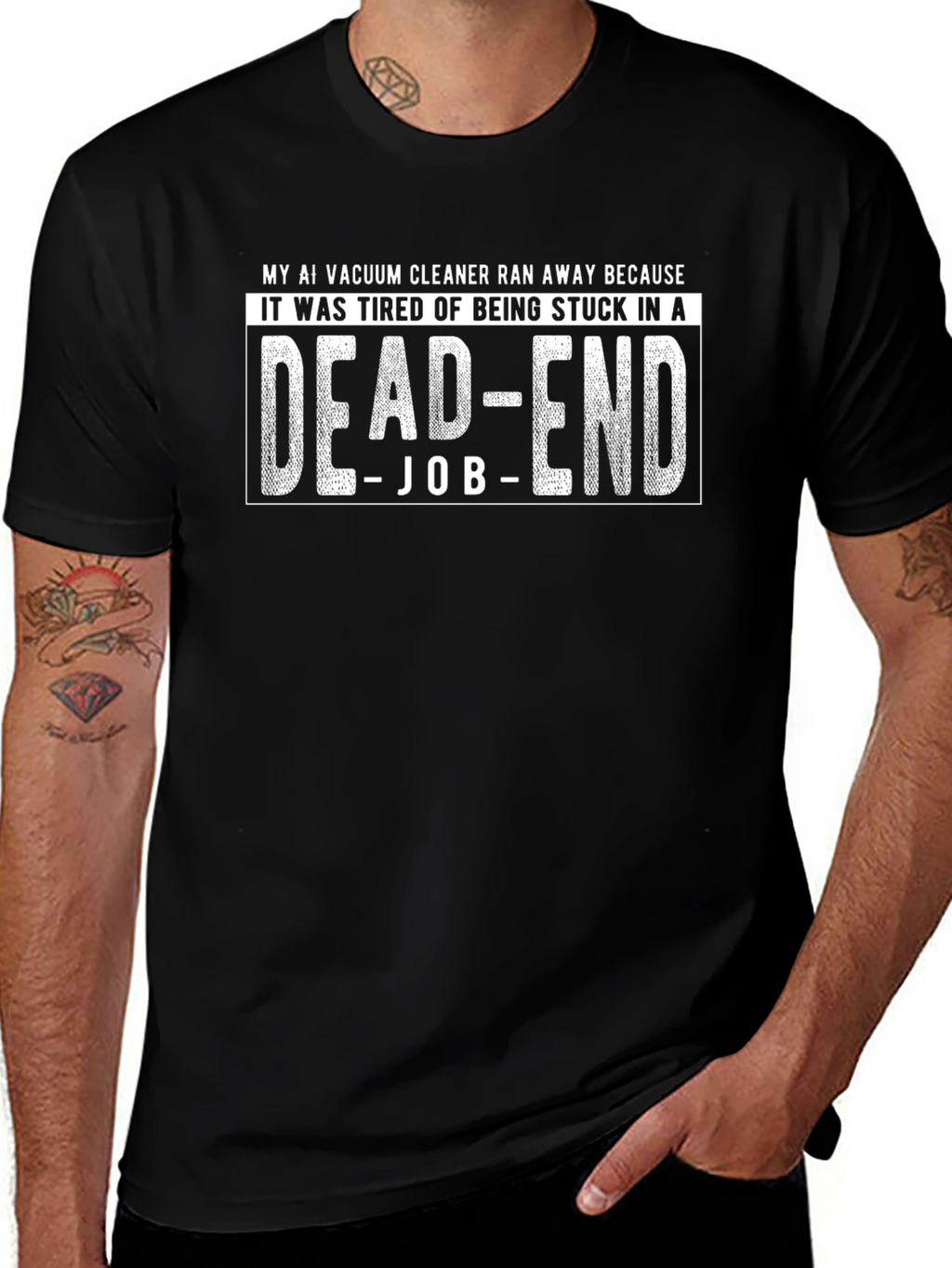 AI Vacuum Dead-End Job T-Shirt