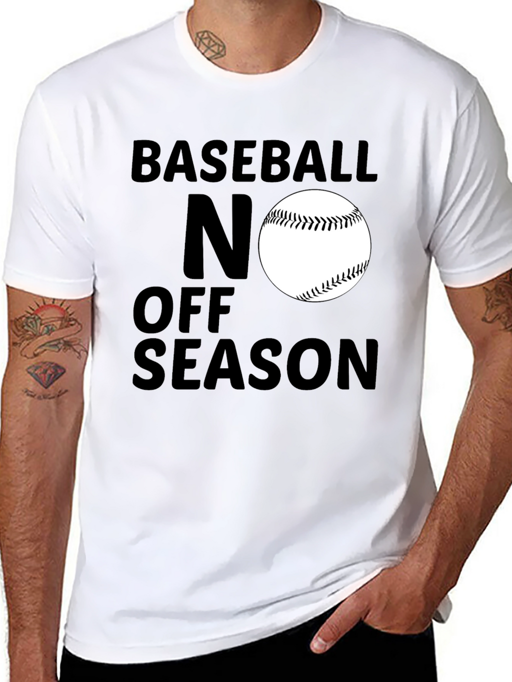 Baseball No Off Season Graphic Tee