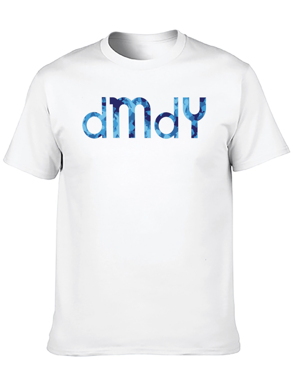 dmdy Camouflage Print Black T-Shirt