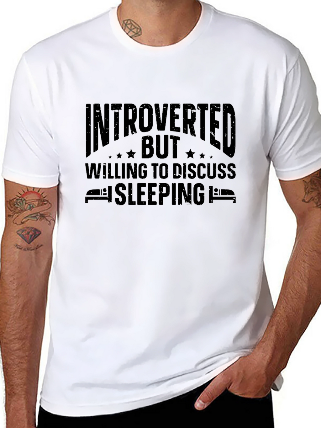 Introverted Sleeping T-Shirt