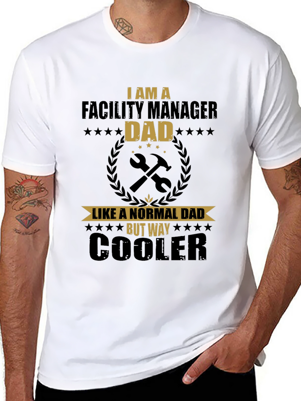 Facility Manager Dad T-Shirt: Cooler Than Normal
