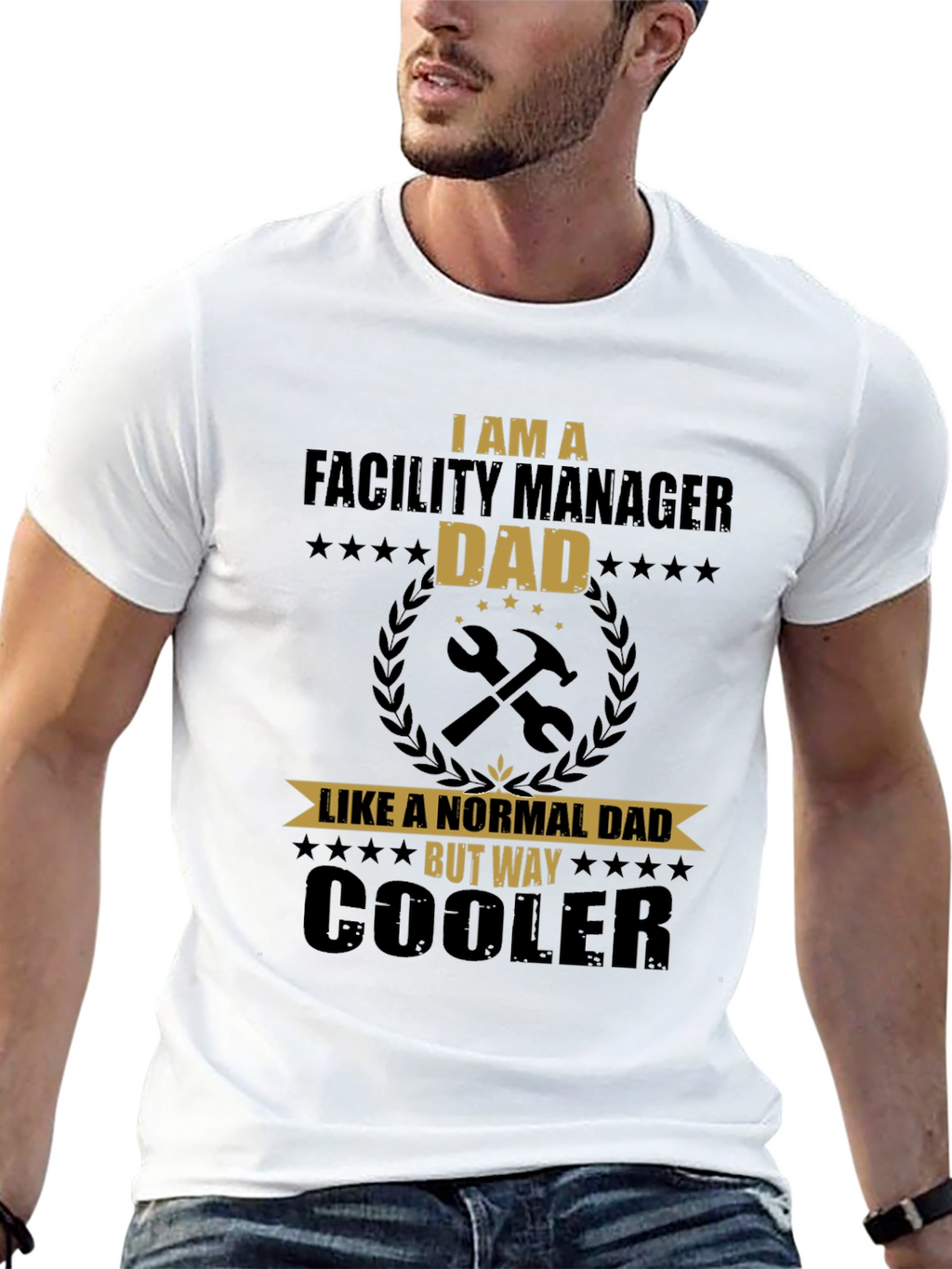 Facility Manager Dad T-Shirt: Cooler Than Normal