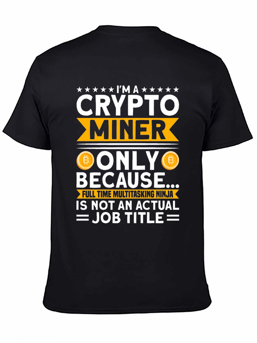Crypto Miner Black Graphic Tee