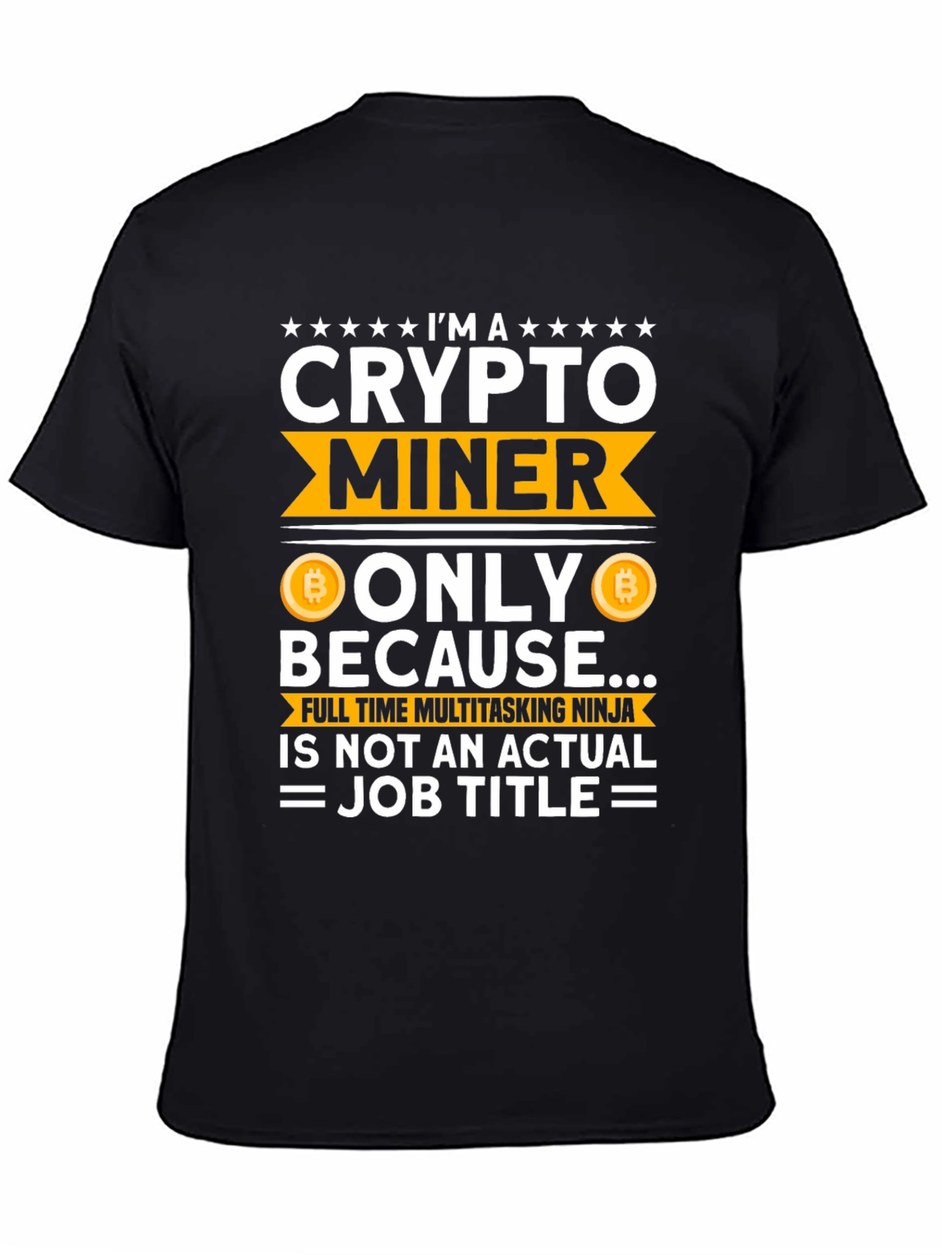Crypto Miner Black Graphic Tee