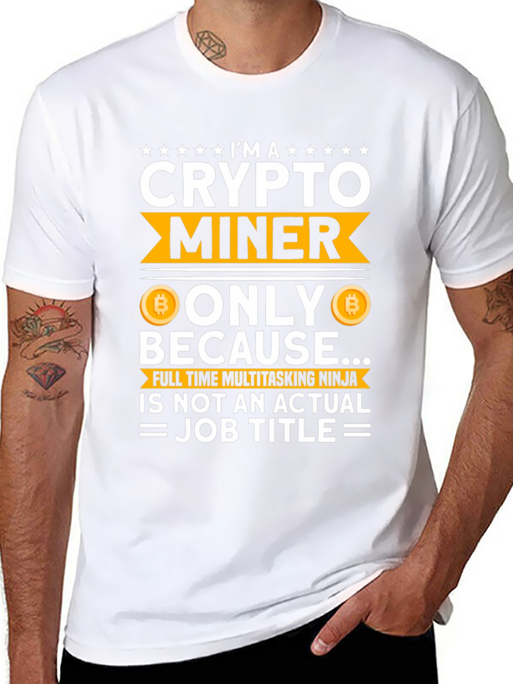 Crypto Miner Black Graphic Tee