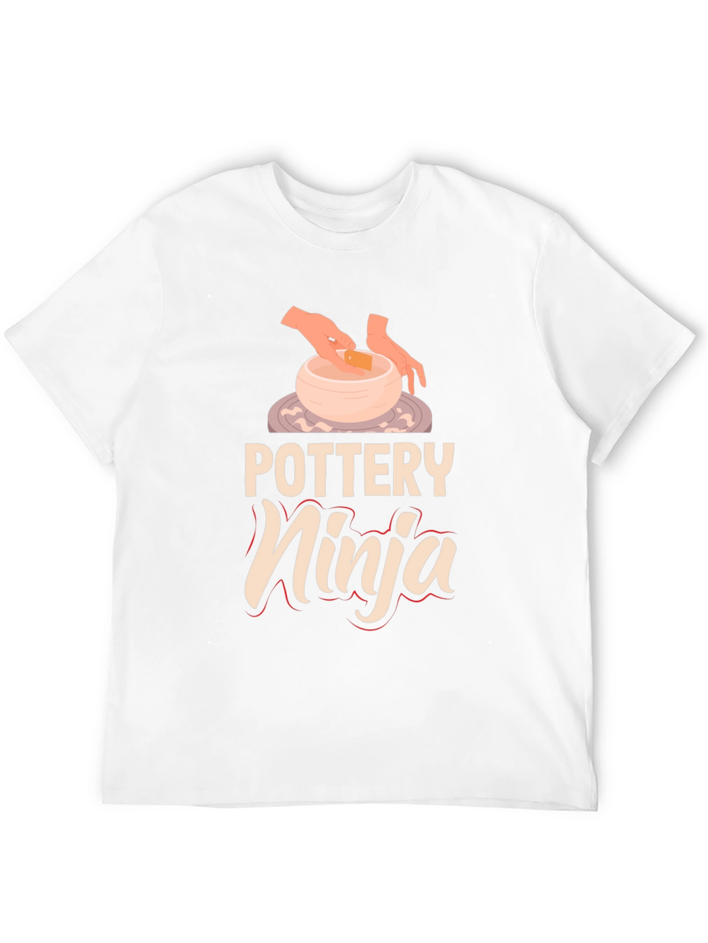 Pottery Ninja Graphic Tee Ceramics Artist Shirt