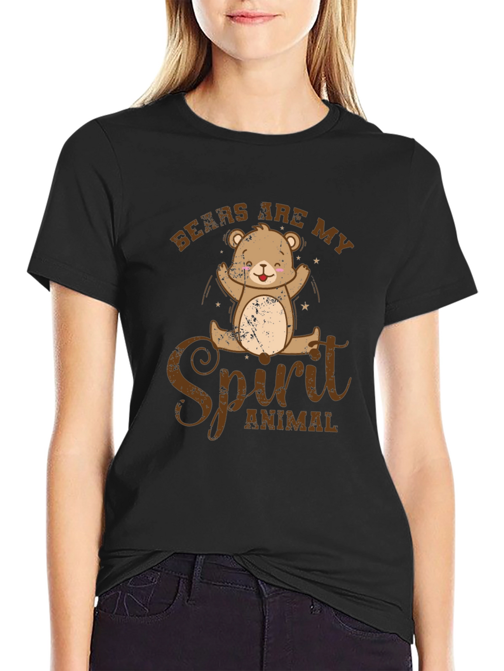 Bears Are My Spirit Animal Graphic T-Shirt