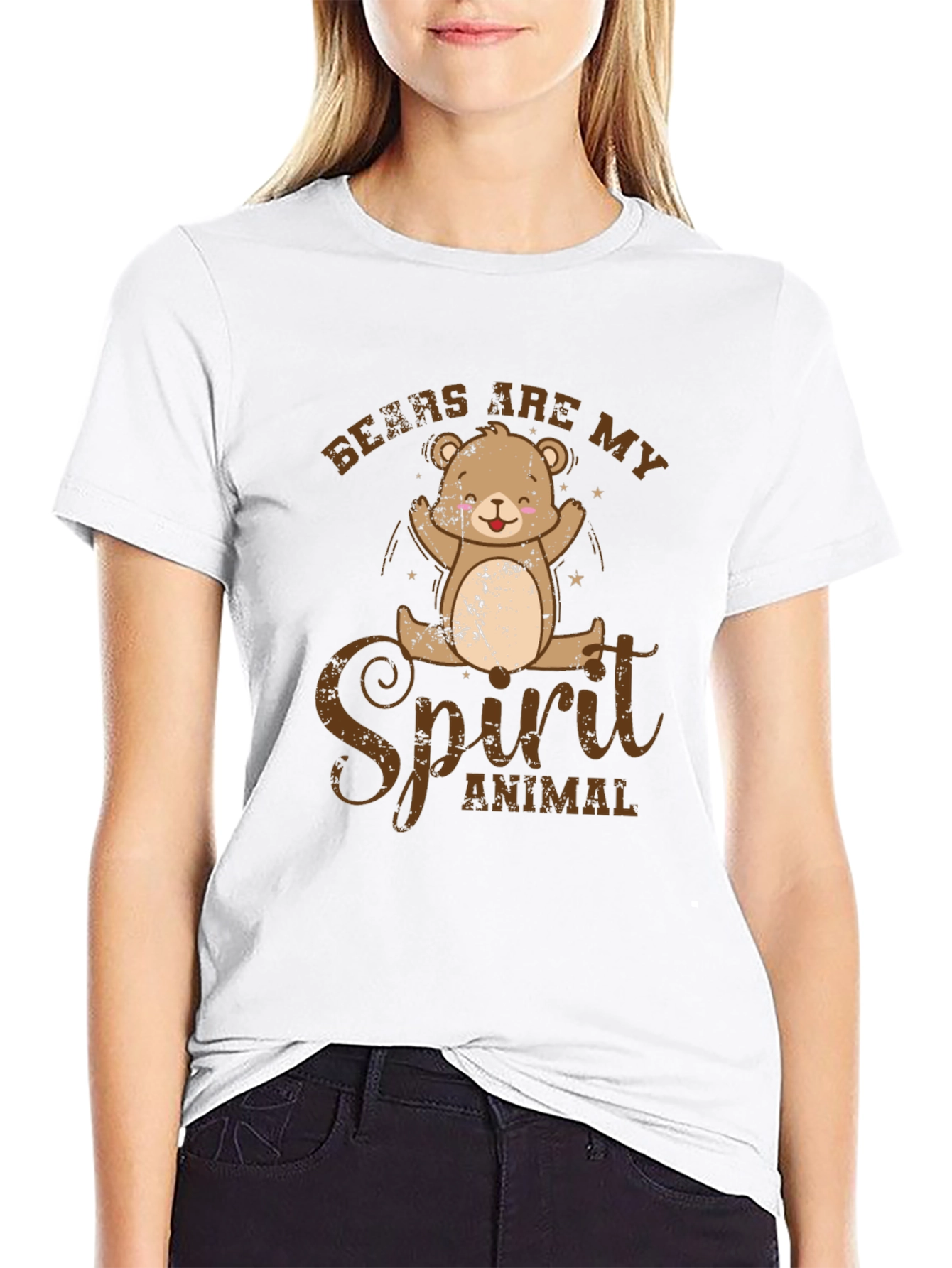 Bears Are My Spirit Animal Graphic T-Shirt