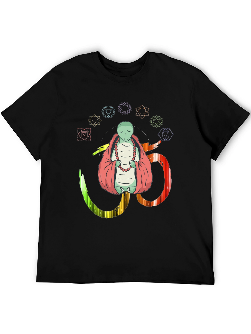 Meditating Lizard Om Yoga Chakra T-Shirt
