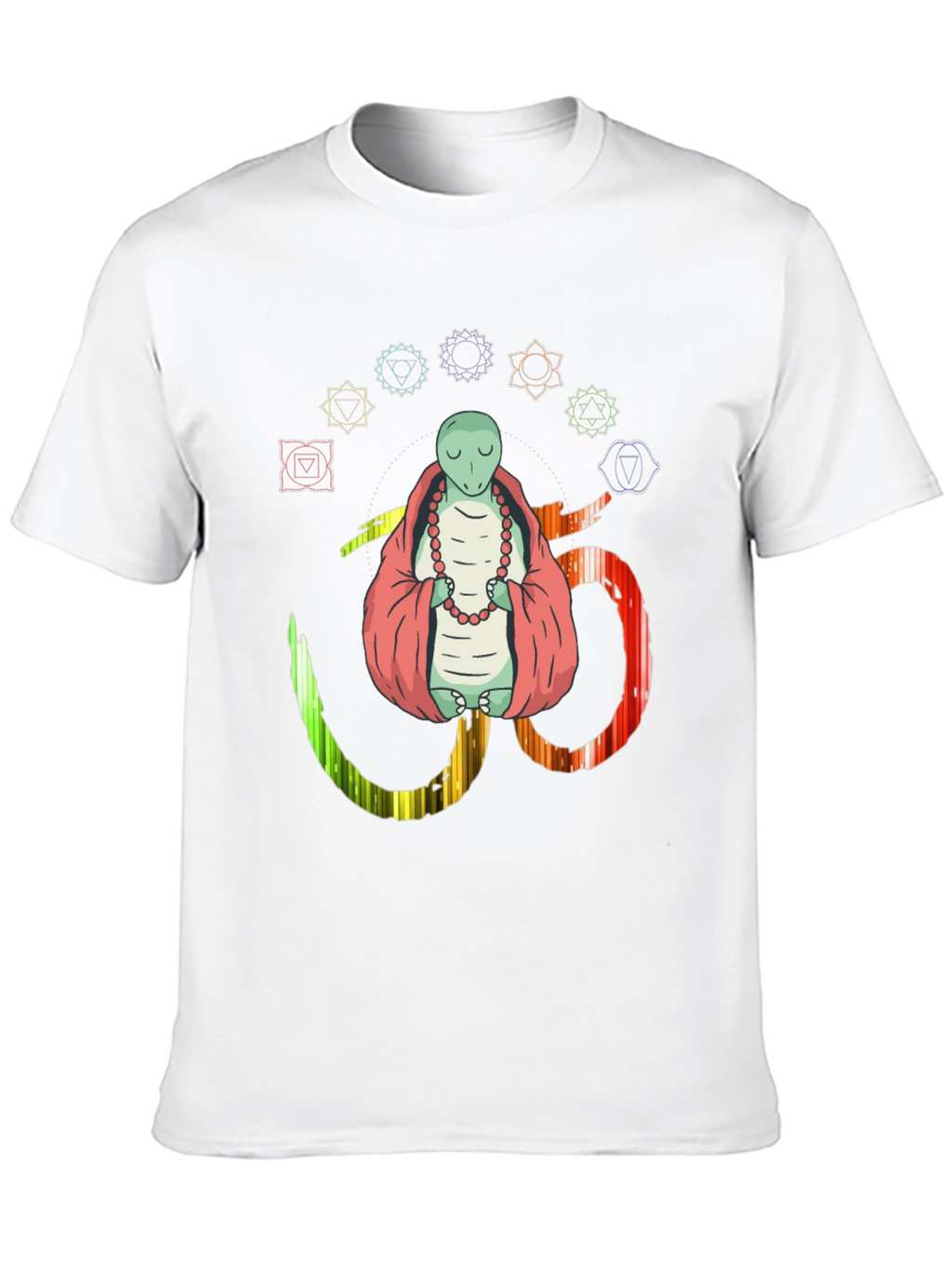 Meditating Lizard Om Yoga Chakra T-Shirt