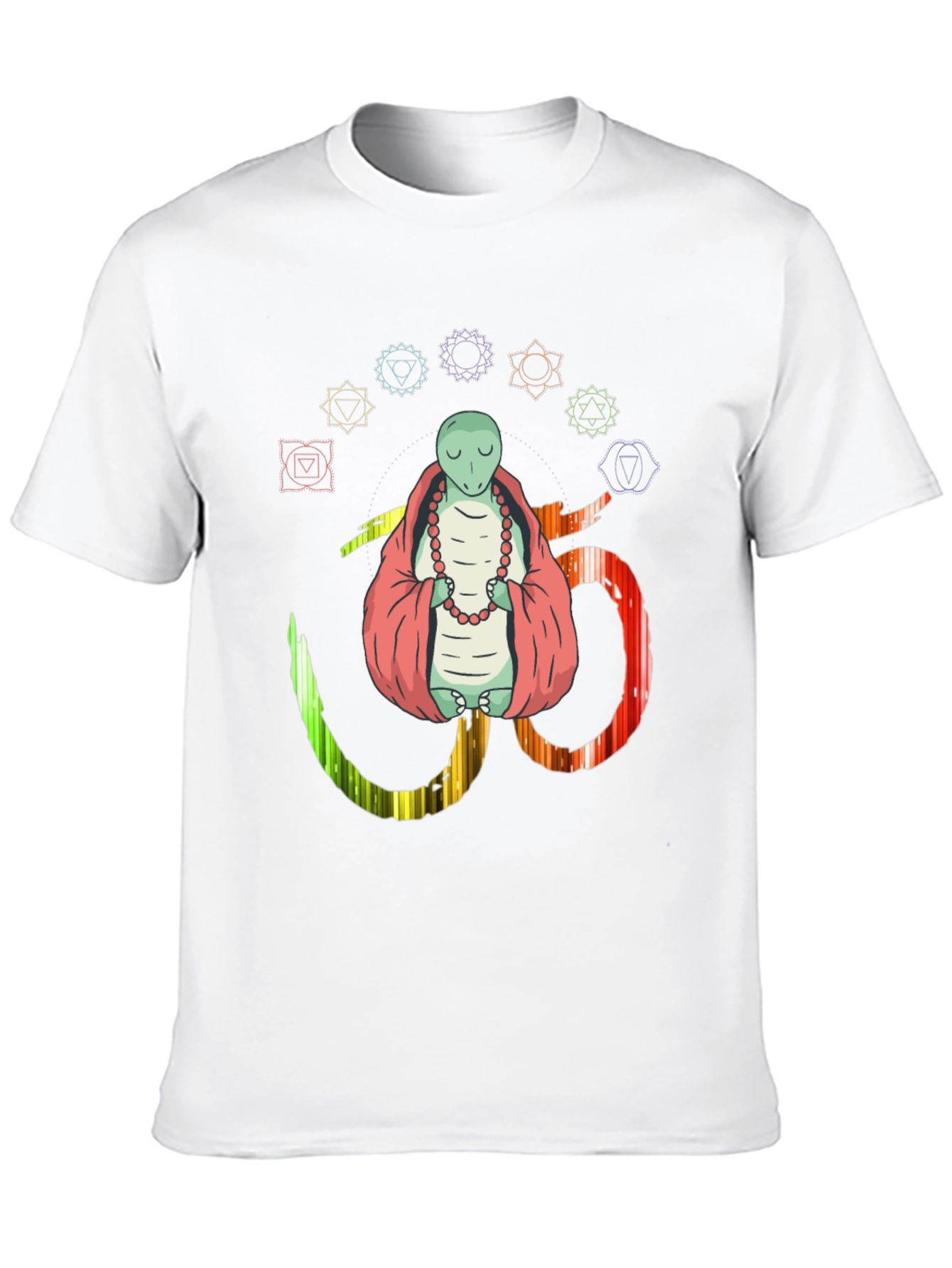 Meditating Lizard Om Yoga Chakra T-Shirt