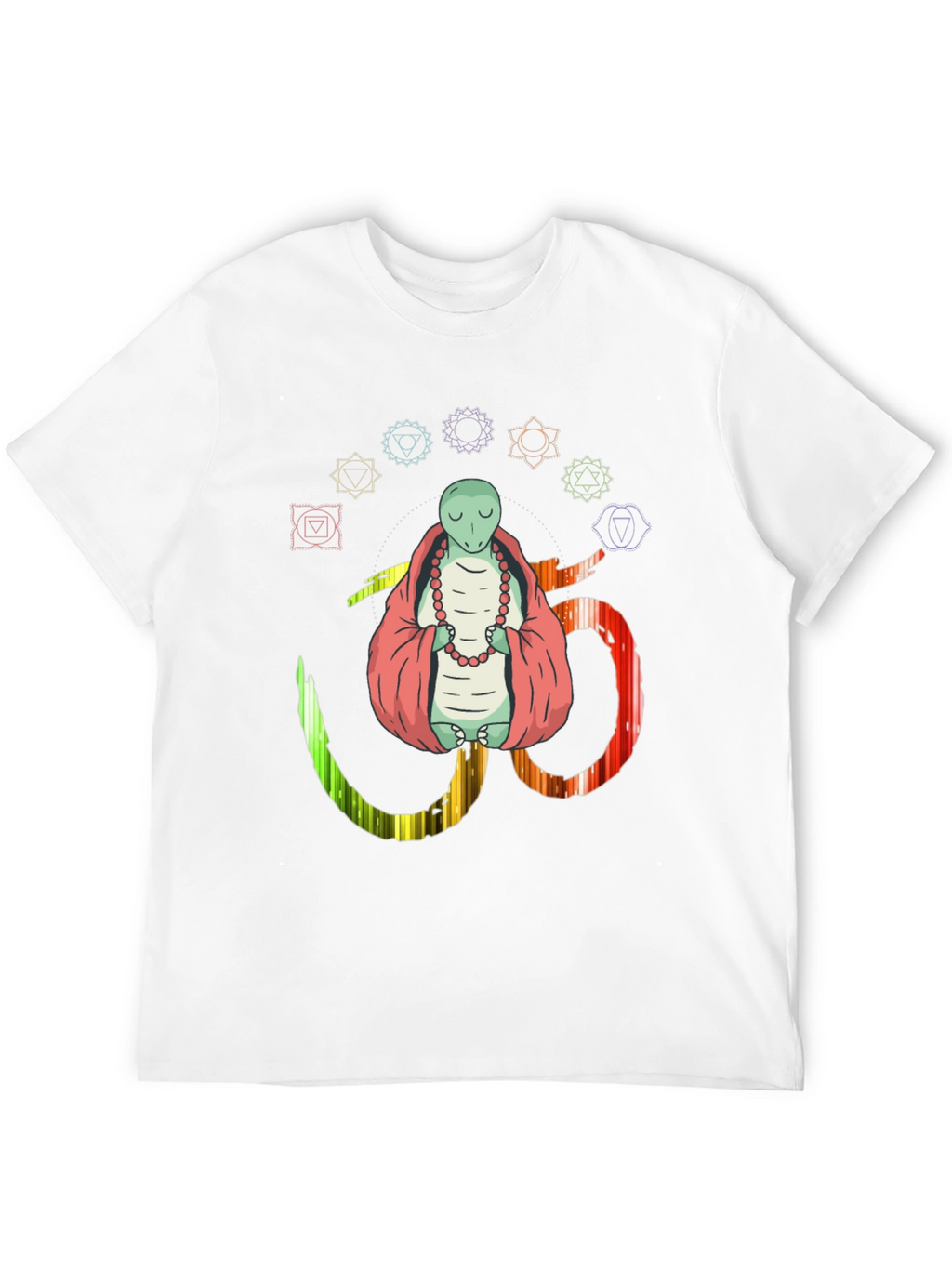 Meditating Lizard Om Yoga Chakra T-Shirt