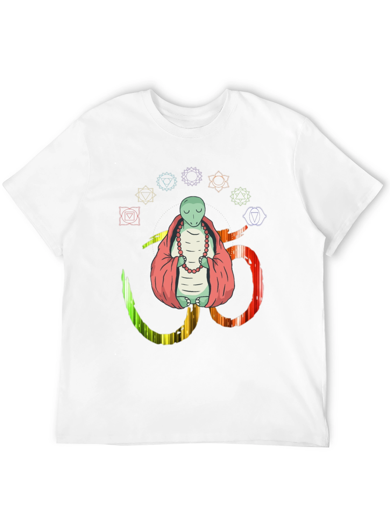 Meditating Lizard Om Yoga Chakra T-Shirt