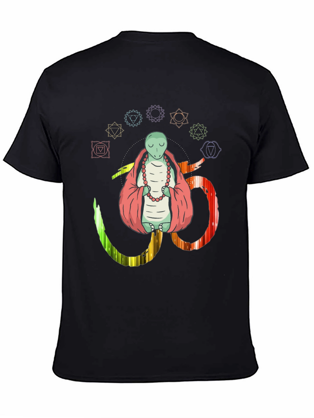 Meditating Lizard Om Yoga Chakra T-Shirt