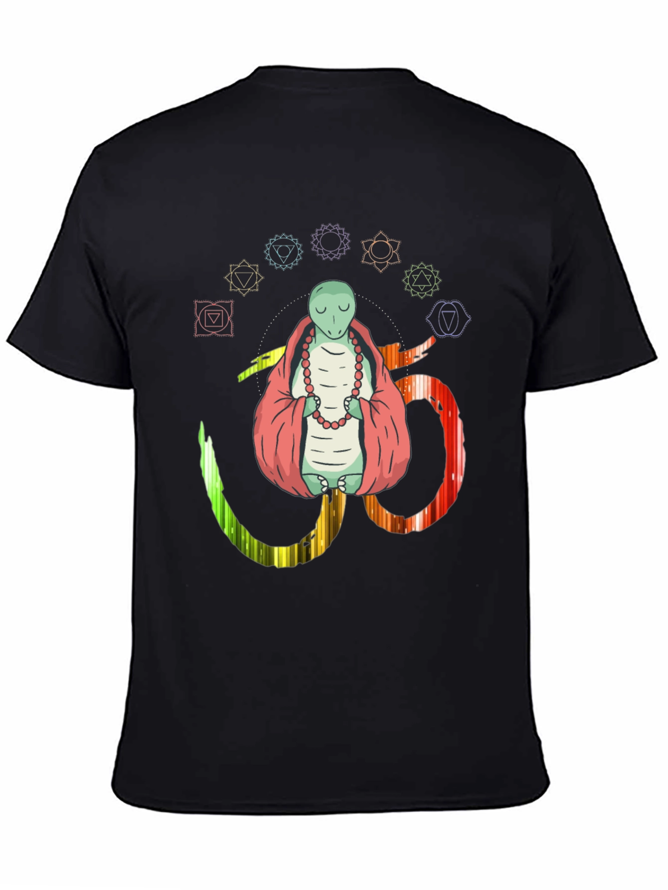Meditating Lizard Om Yoga Chakra T-Shirt