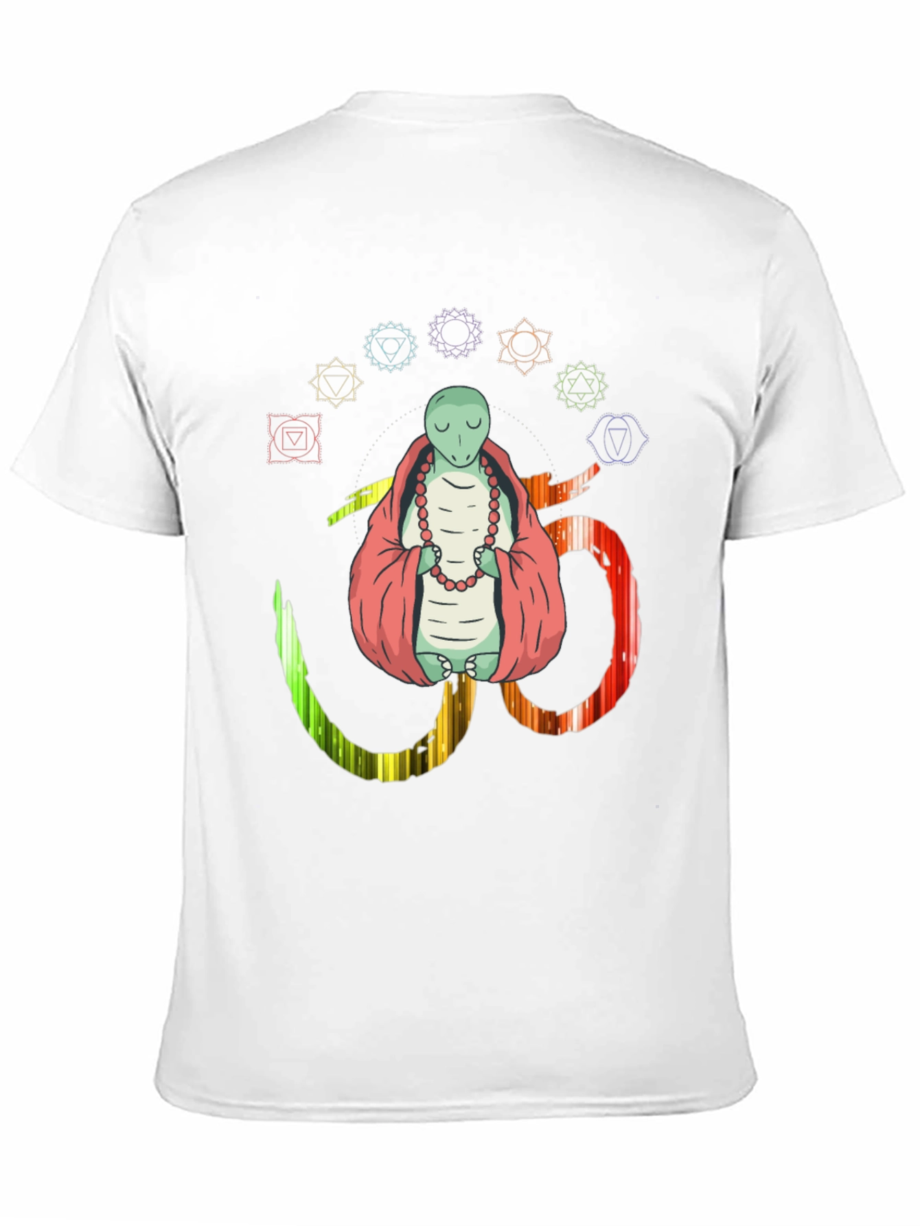 Meditating Lizard Om Yoga Chakra T-Shirt