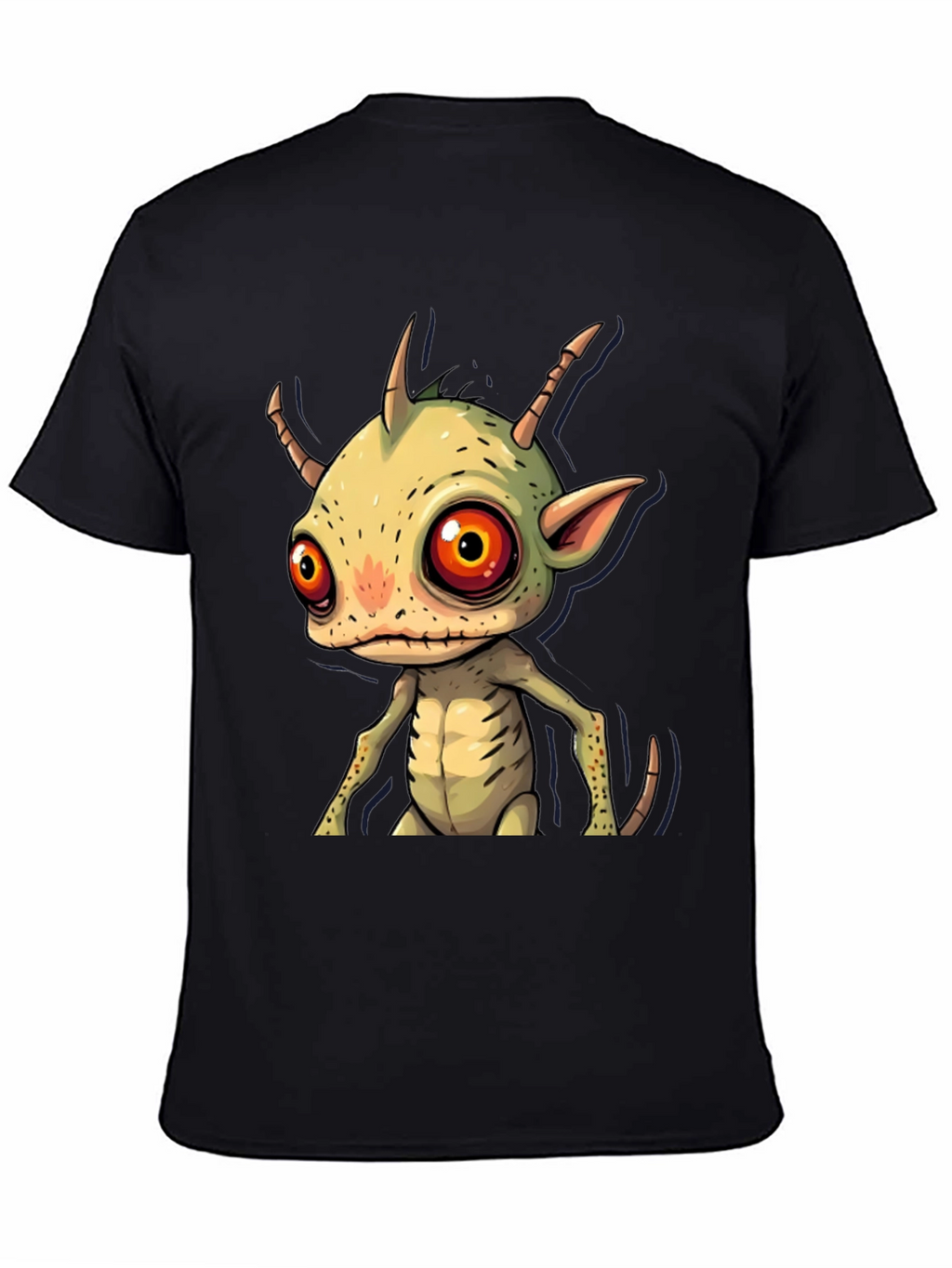 Cartoon Alien Graphic T-Shirt