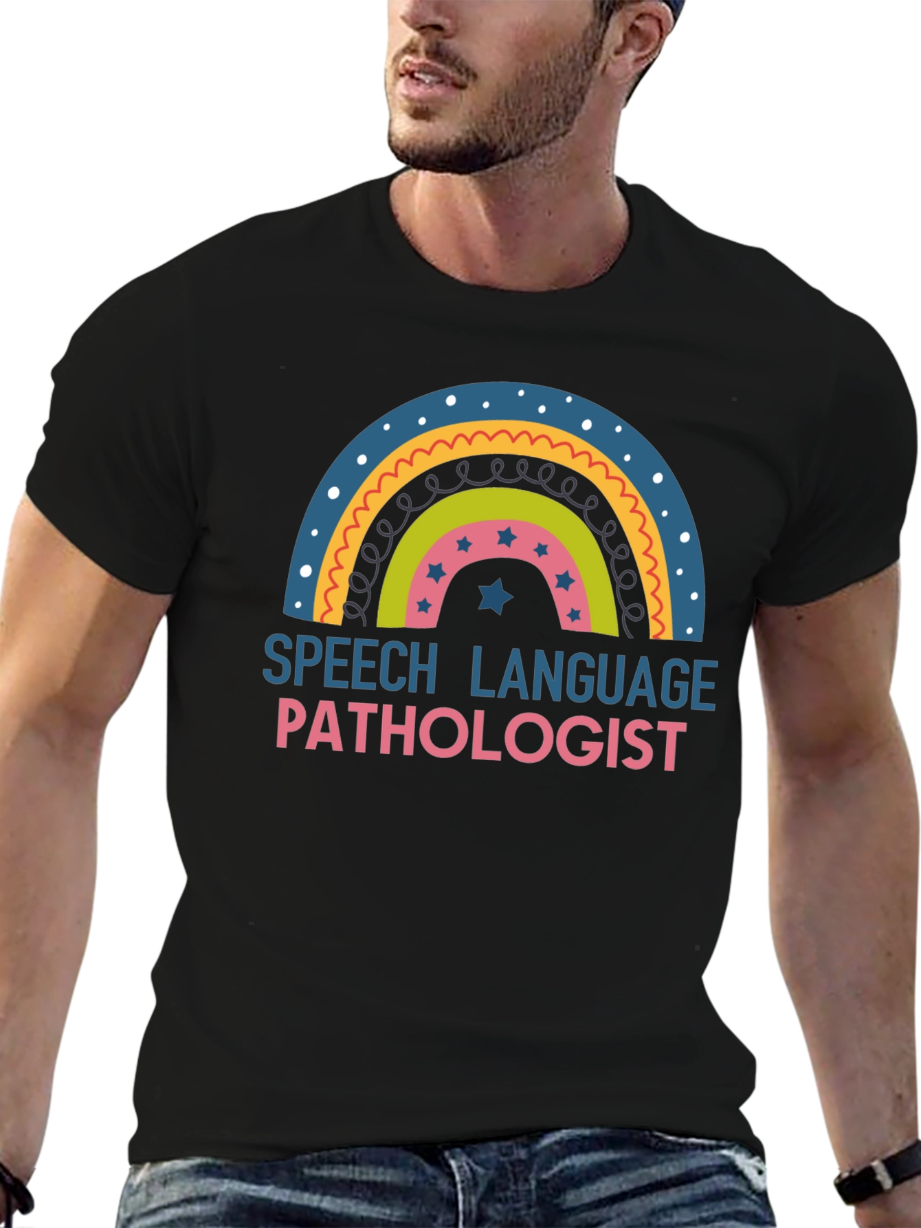 Speech Language Pathologist Rainbow T-Shirt